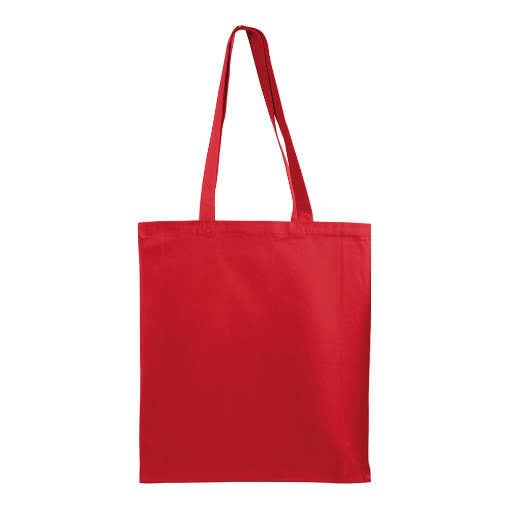 Immagine Shopper con soffietto in cotone 220 g/m2, manici lunghi