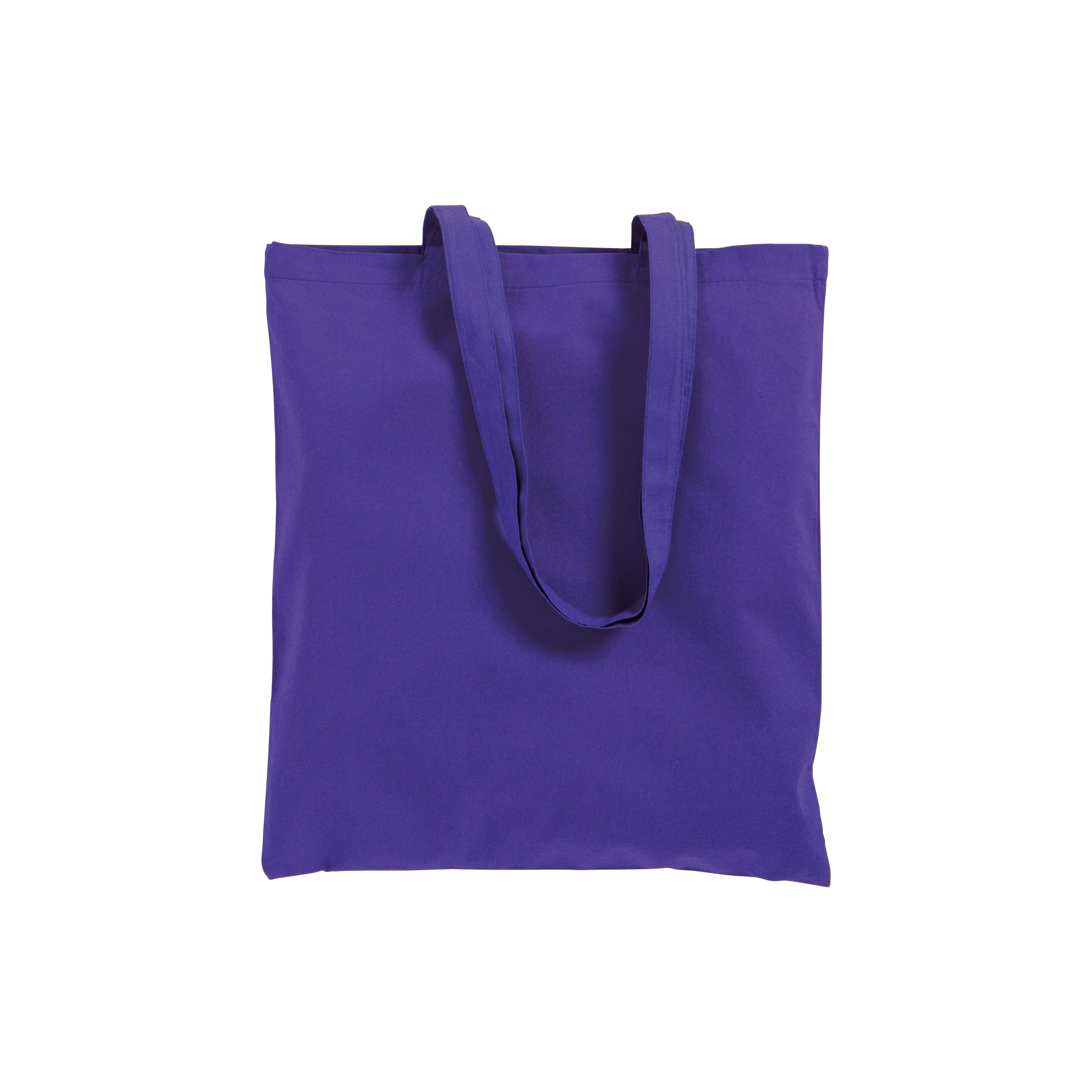 Immagine Shopper con soffietto in cotone 220 g/m2, manici lunghi