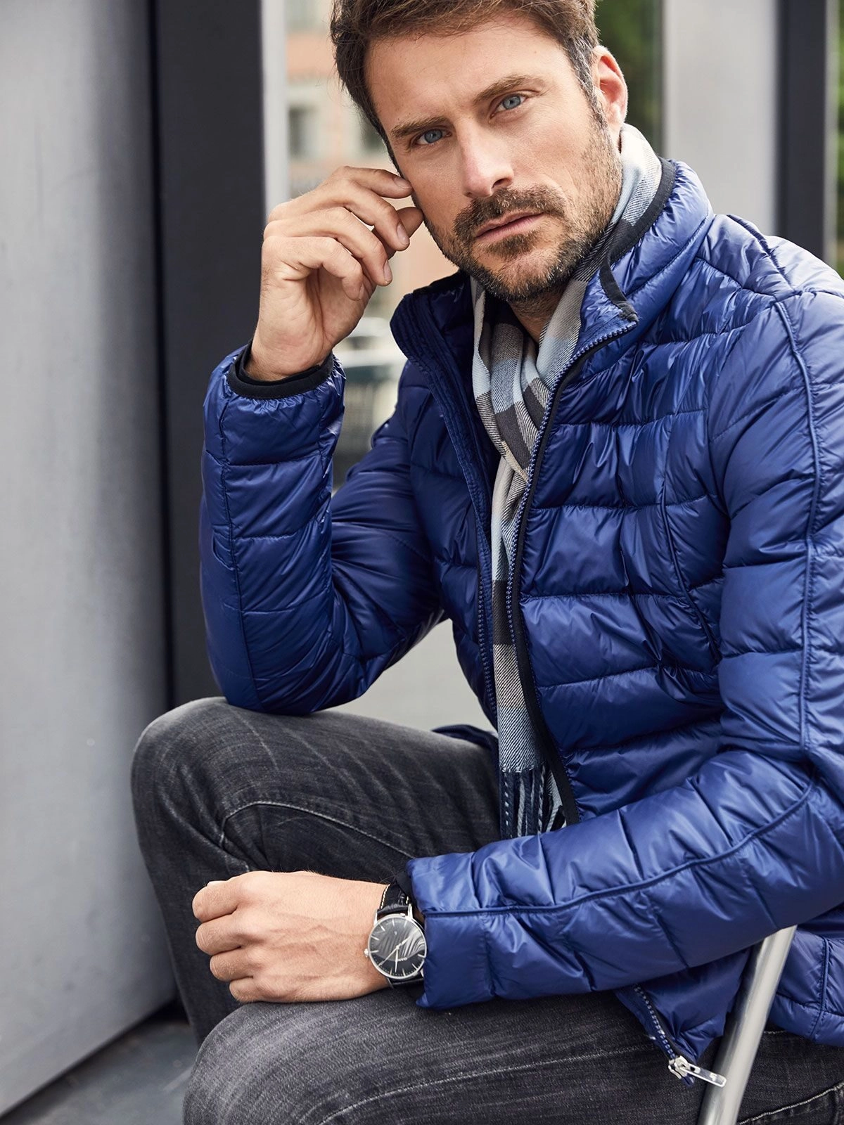 Immagine Men's Quilted Down Jacket