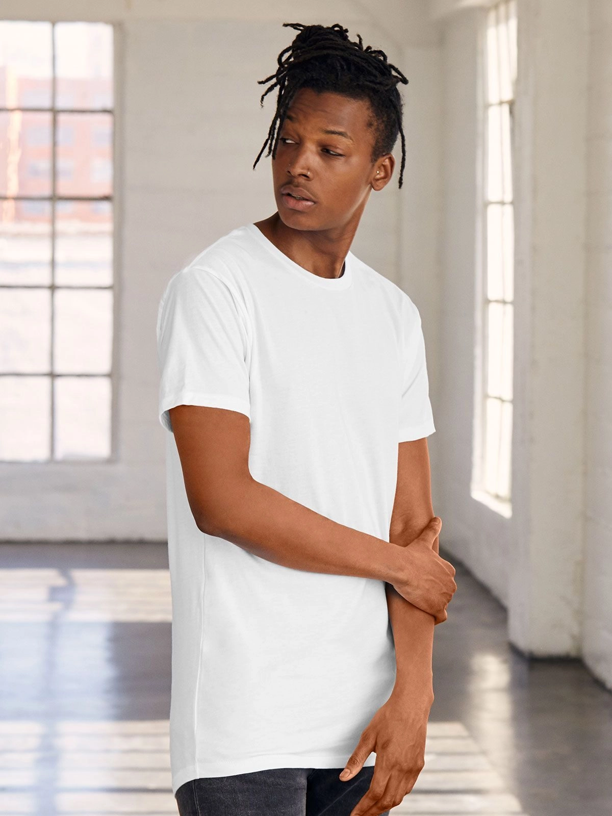 Immagine Men's Long Body Urban Tee