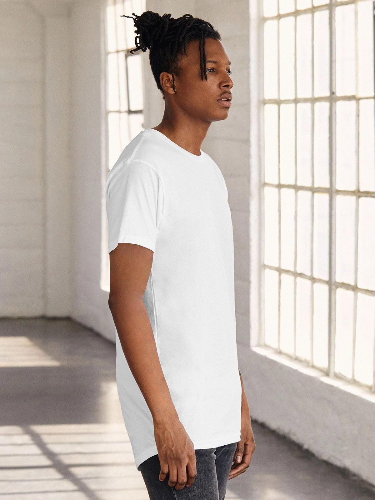 Immagine Men's Long Body Urban Tee