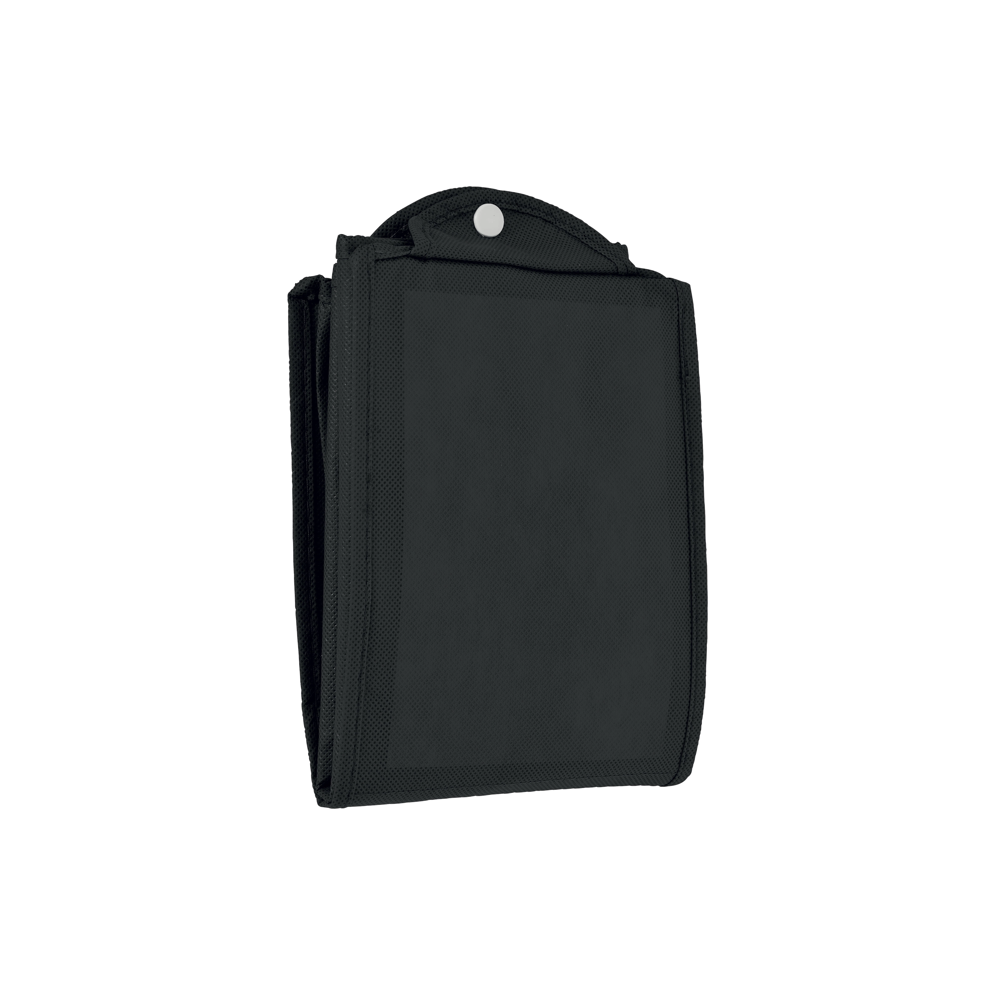 Immagine Shopper ripiegabile con soffietto in TNT 80g/m2 cucito, manici corti