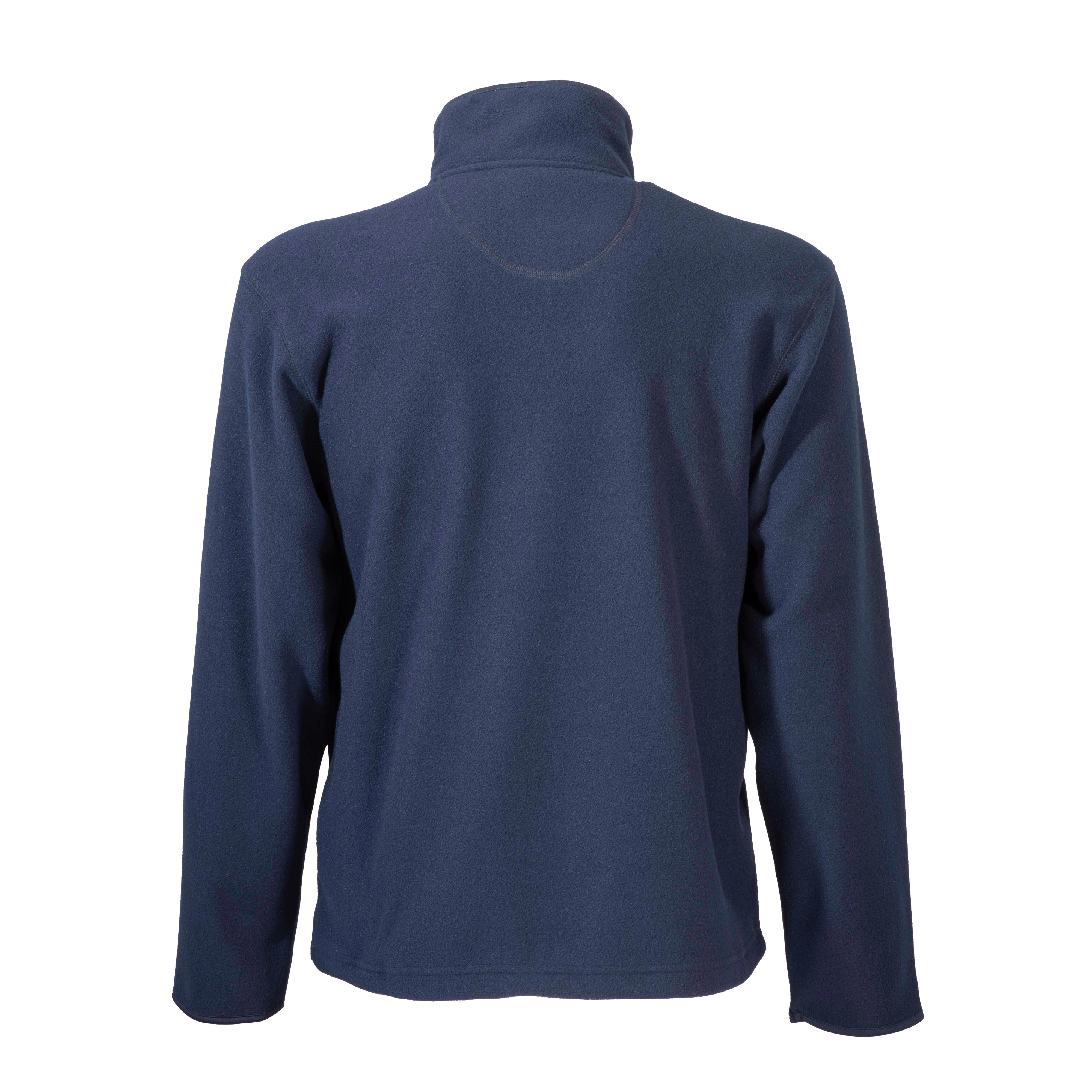 Immagine Felpa da uomo a zip intera in micropolar, con 2 tasche chiusura zip