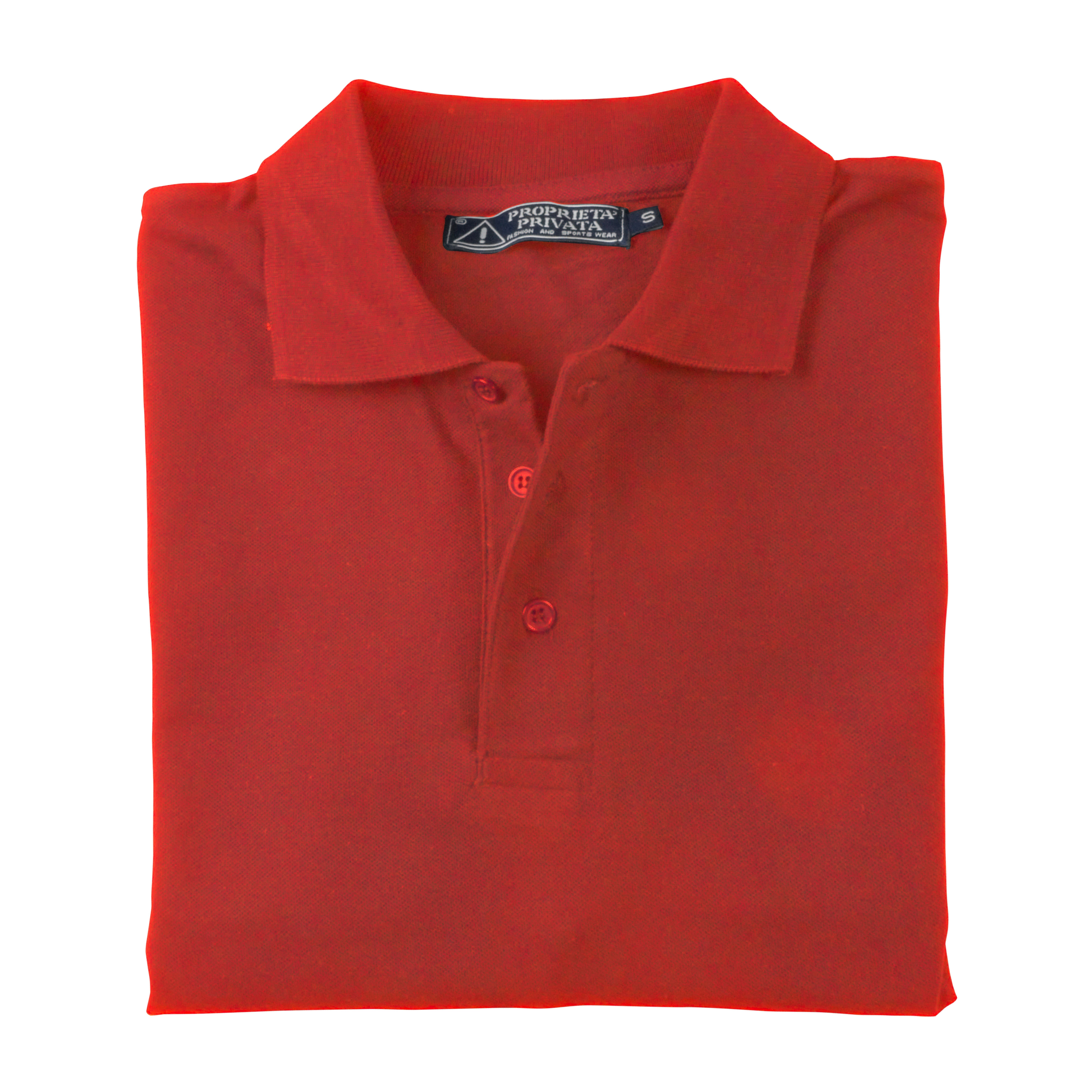 Immagine Polo piqué di cotone 100% 180 g/m2, manica lunga, tinta unita