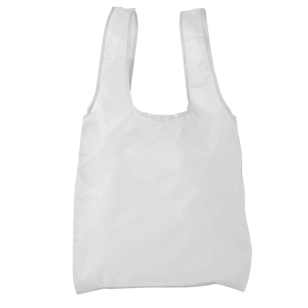 Immagine Shopper con soffietto in poliestere 190T ripiegabile in bustina, manici lunghi diversi