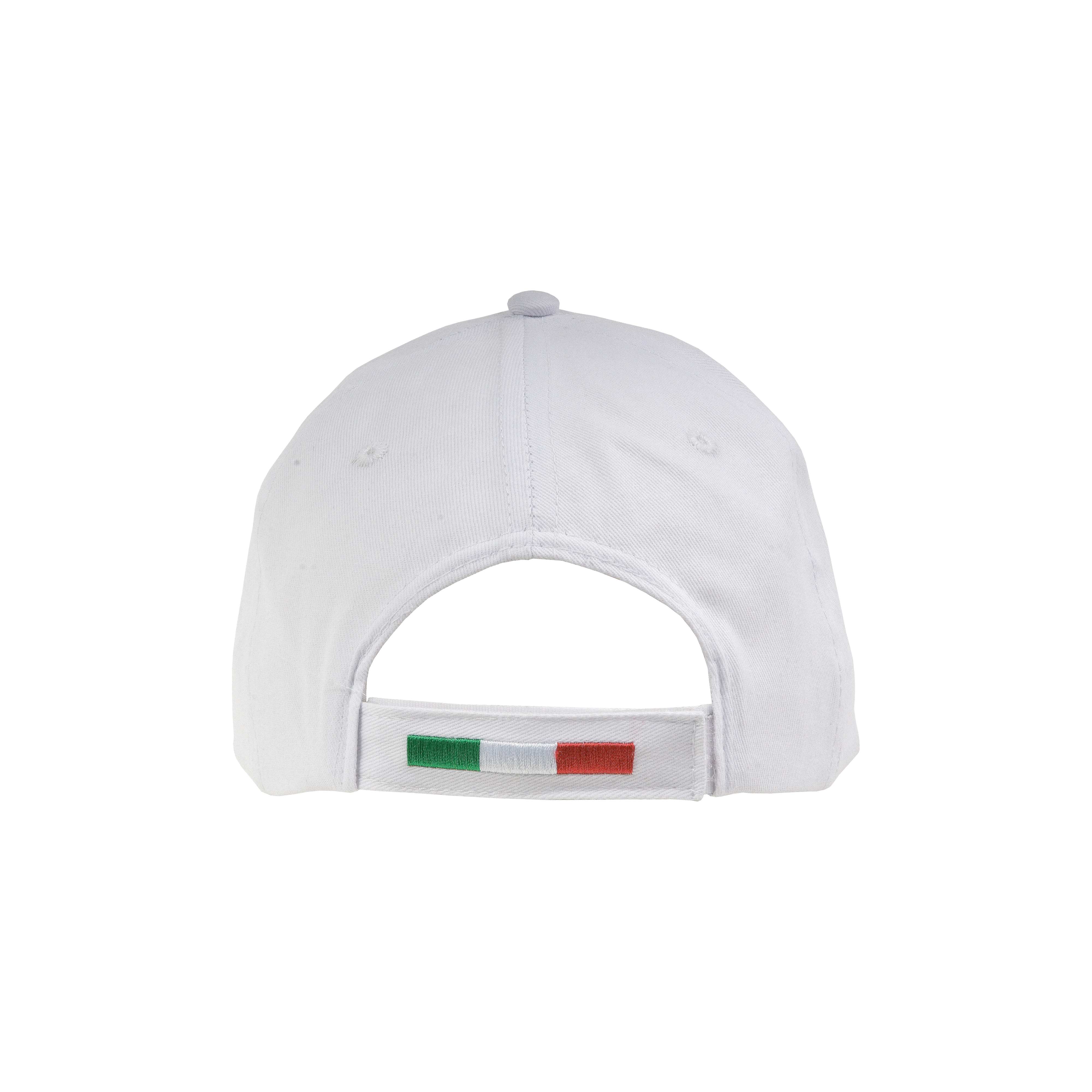 Immagine Cappellino in cotone, 5 pannelli con profilo e ricamo tricolore