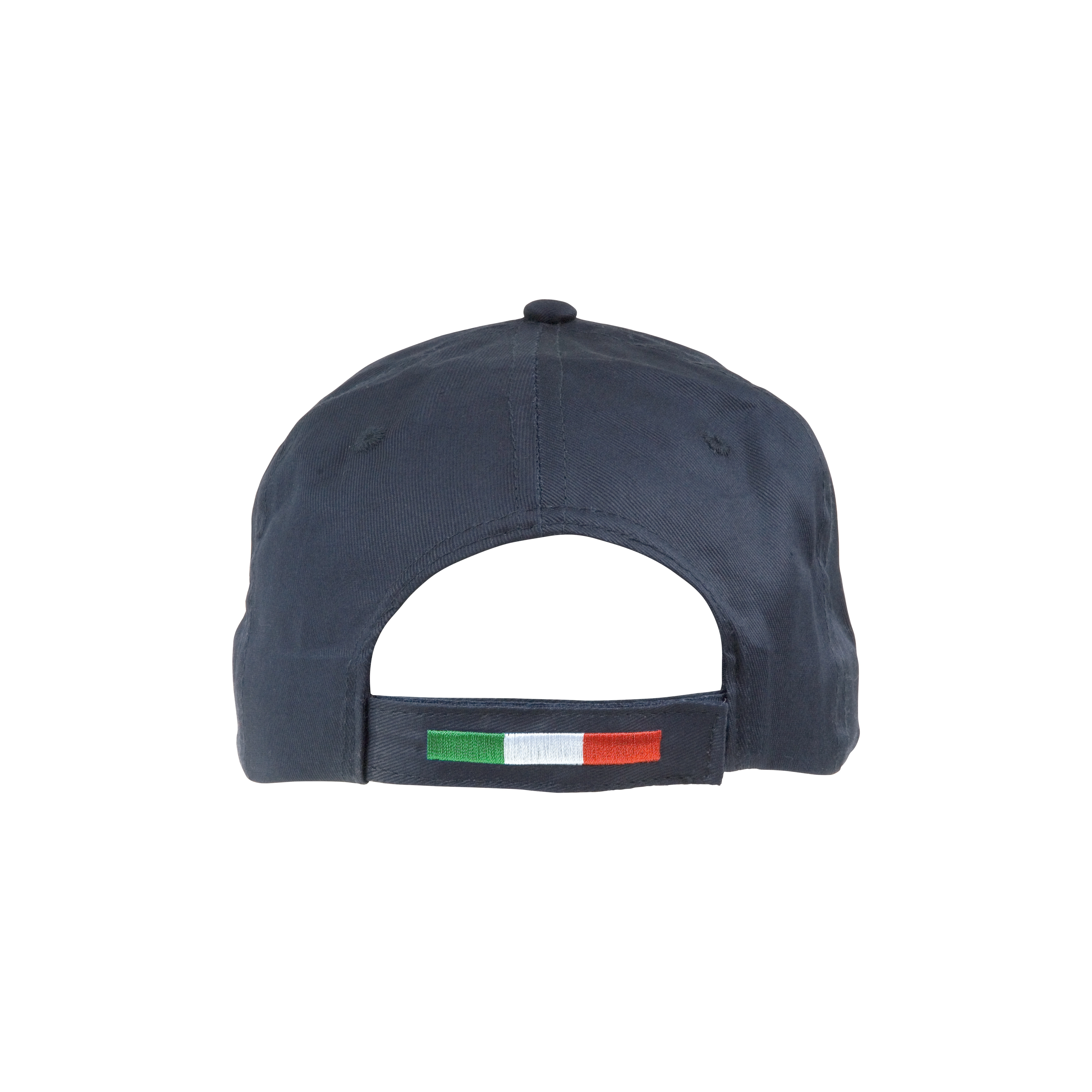 Immagine Cappellino in cotone, 5 pannelli con profilo e ricamo tricolore