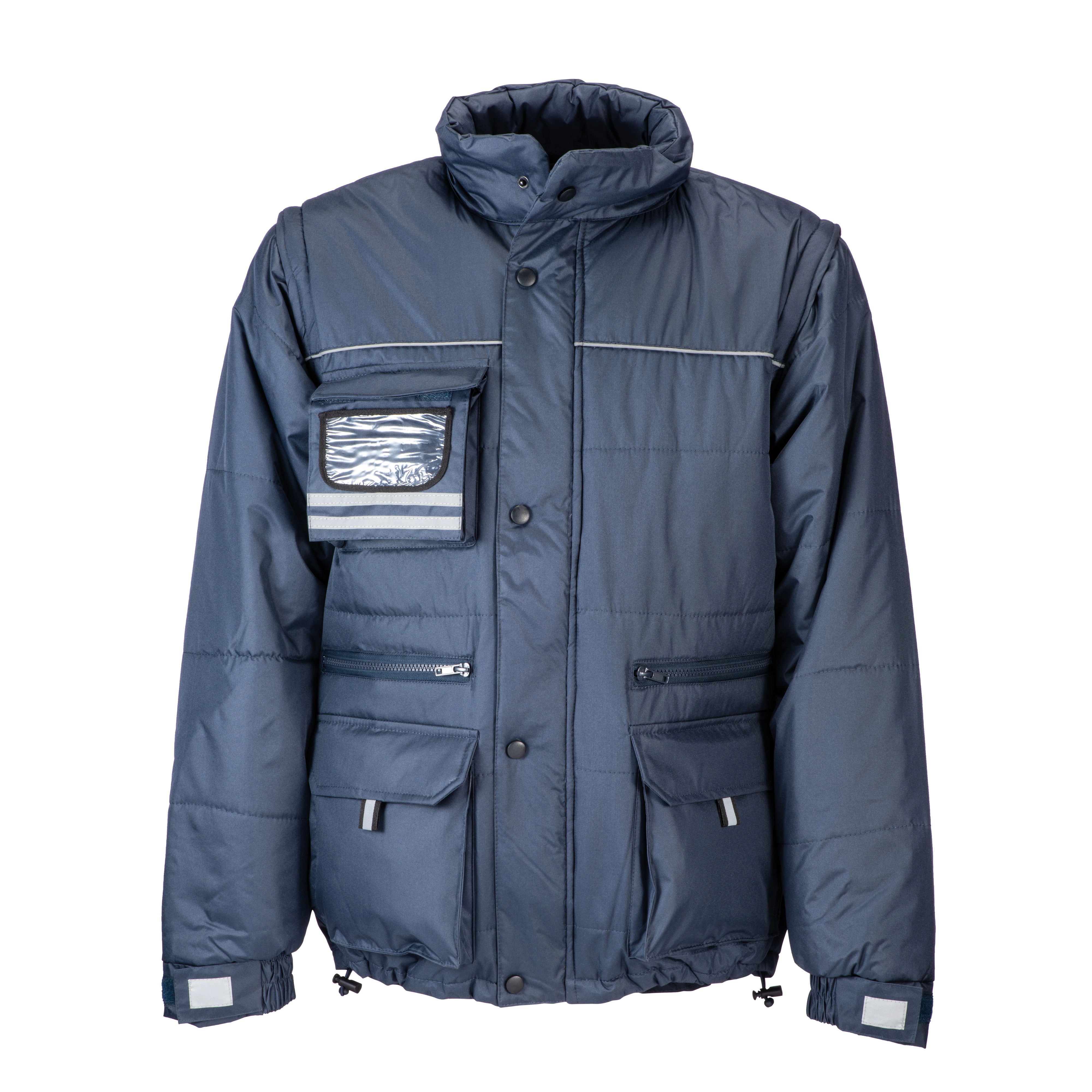 Immagine Giubbotto imbottito in poliestere pongee con maniche staccabili