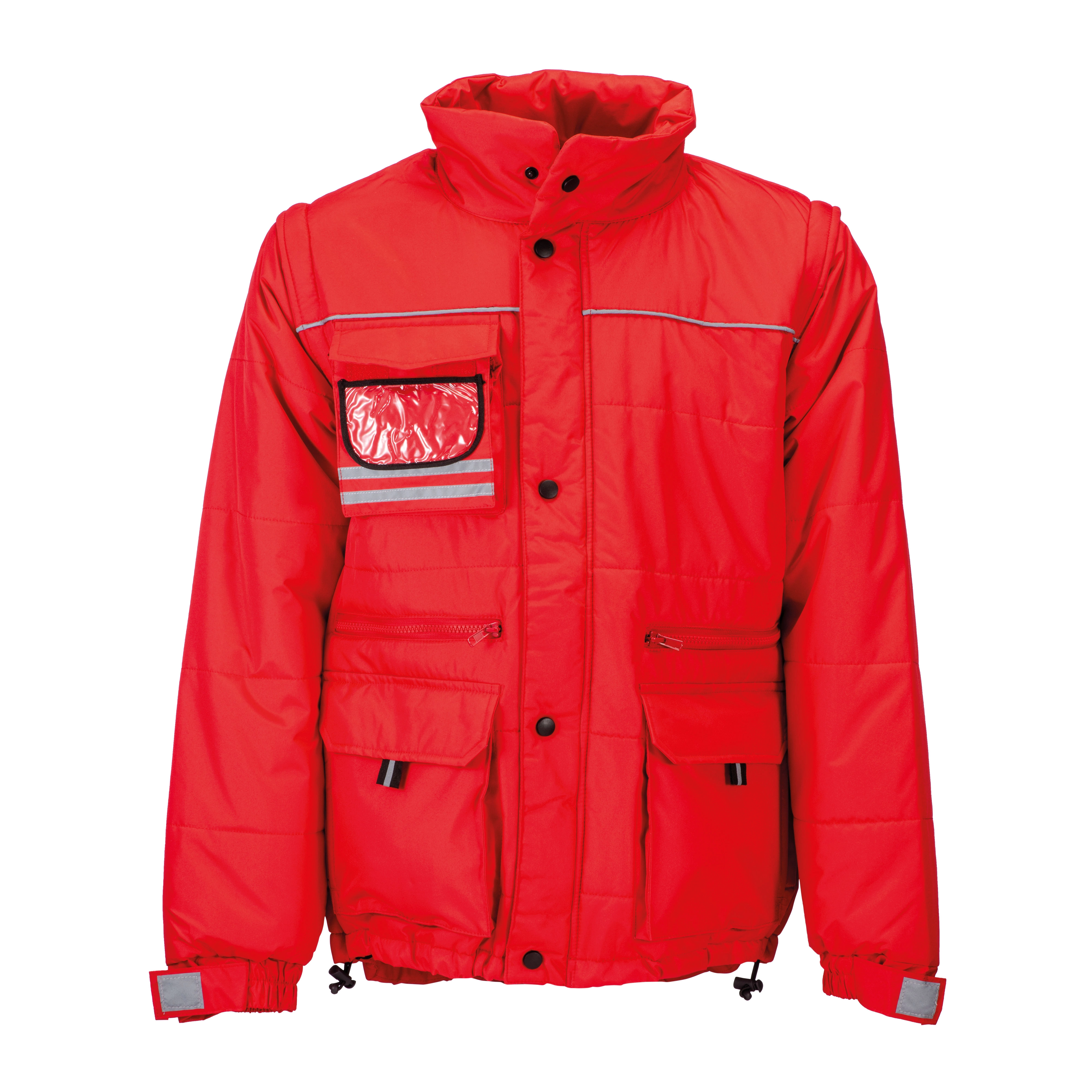 Immagine Giubbotto imbottito in poliestere pongee con maniche staccabili