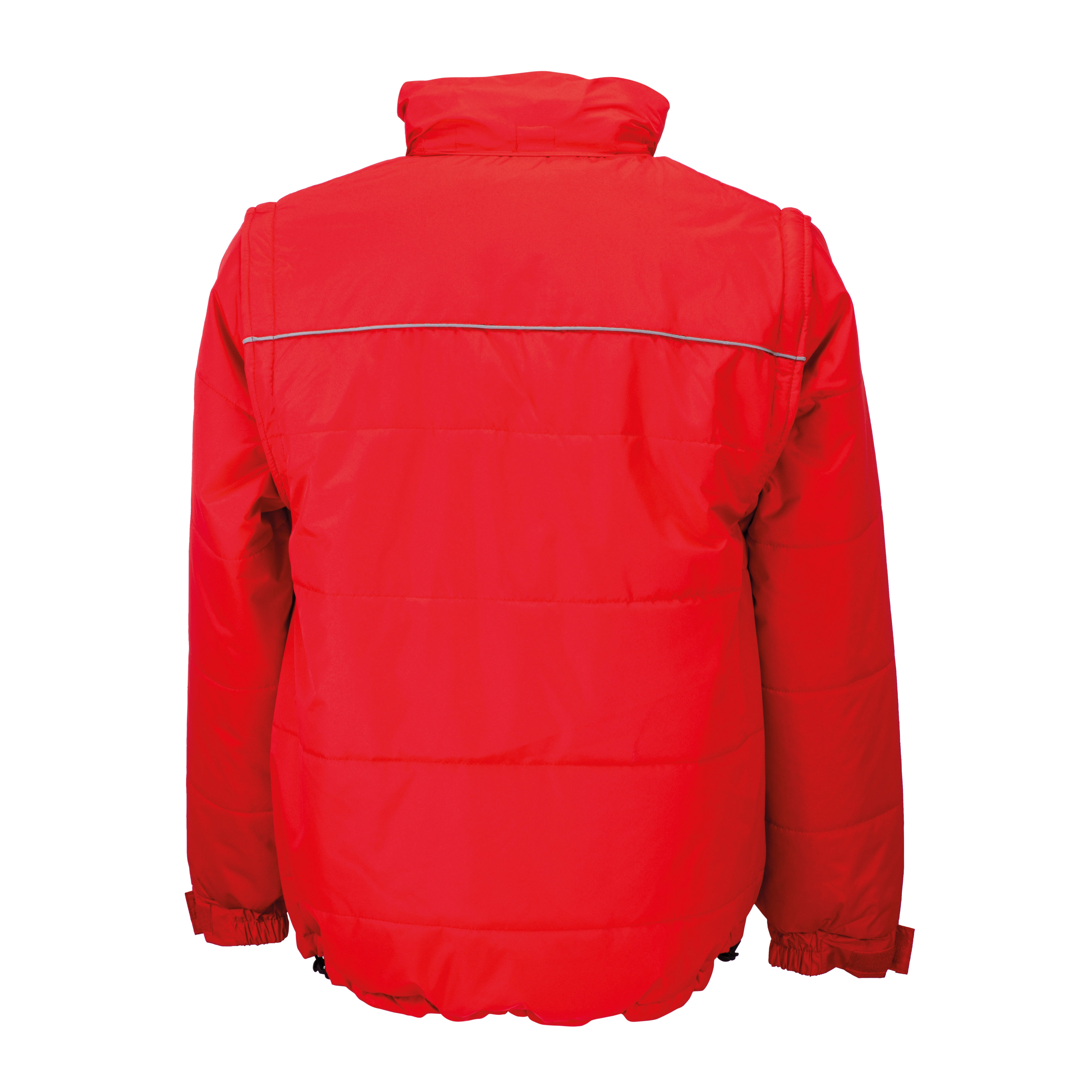 Immagine Giubbotto imbottito in poliestere pongee con maniche staccabili