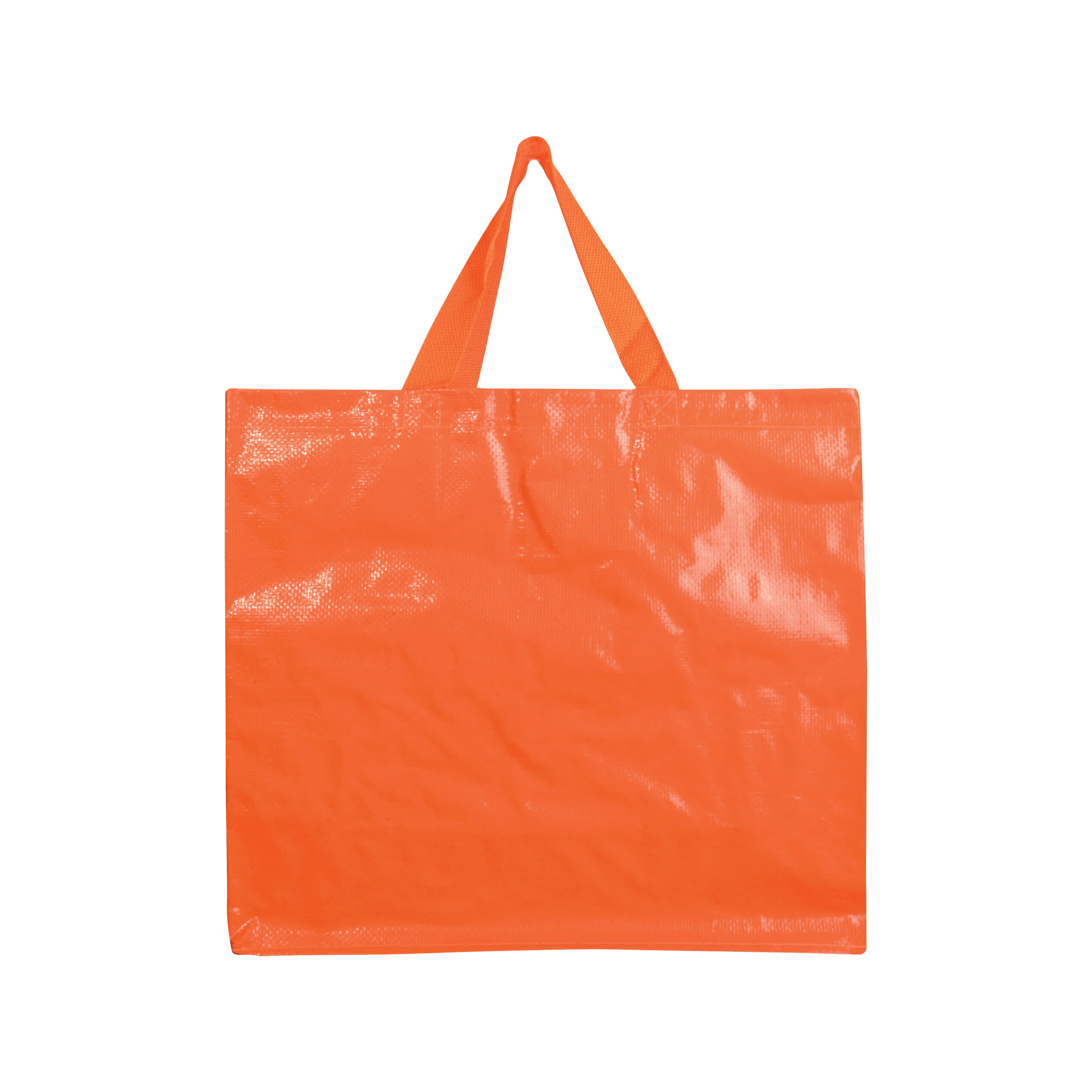 Immagine Shopper con soffietto in PP laminato 120 g/m2, manici lunghi a nastro