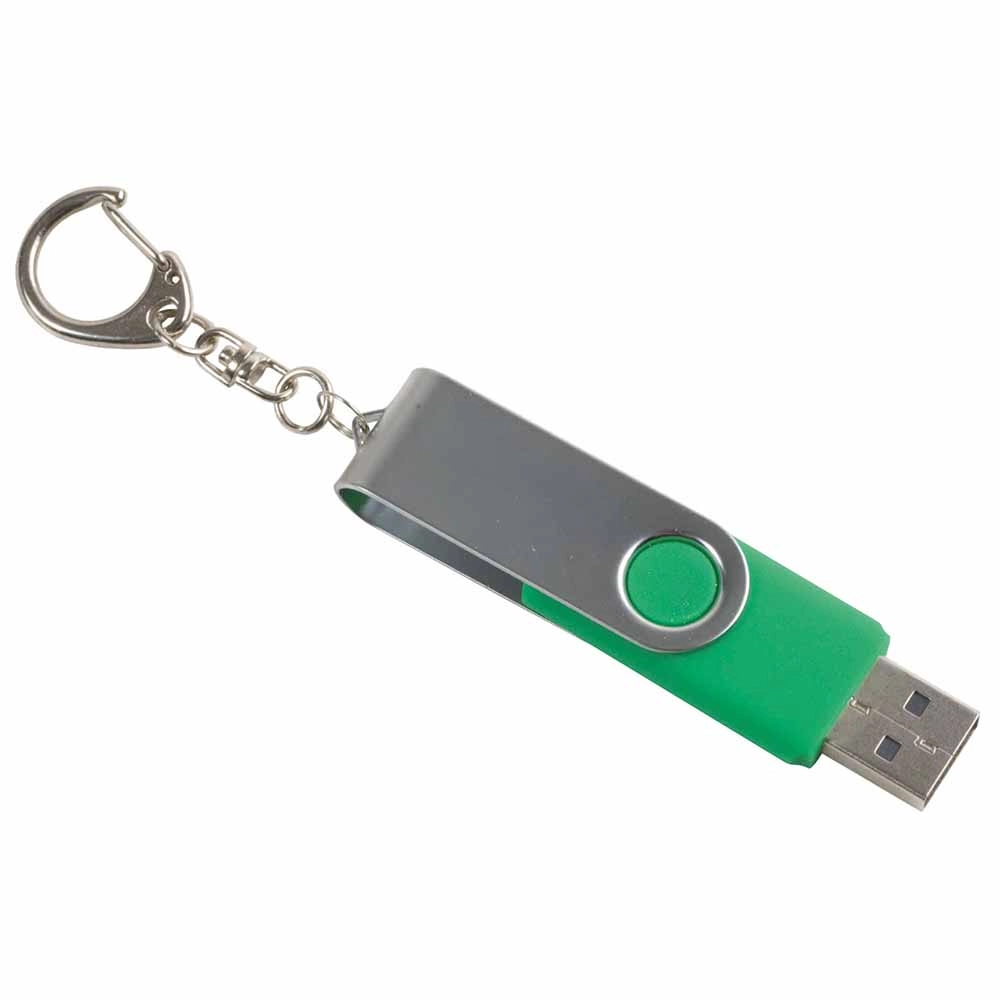 Immagine Chiavetta girevole USB 8Gb ABS gommata/Metallo Possibilità di import su richiesta