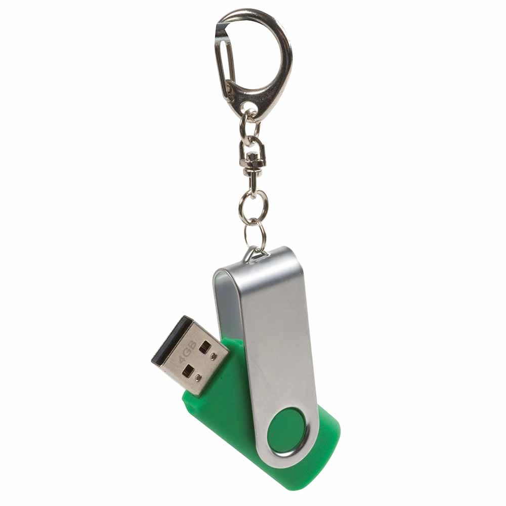 Immagine Chiavetta girevole USB 8Gb ABS gommata/Metallo Possibilità di import su richiesta