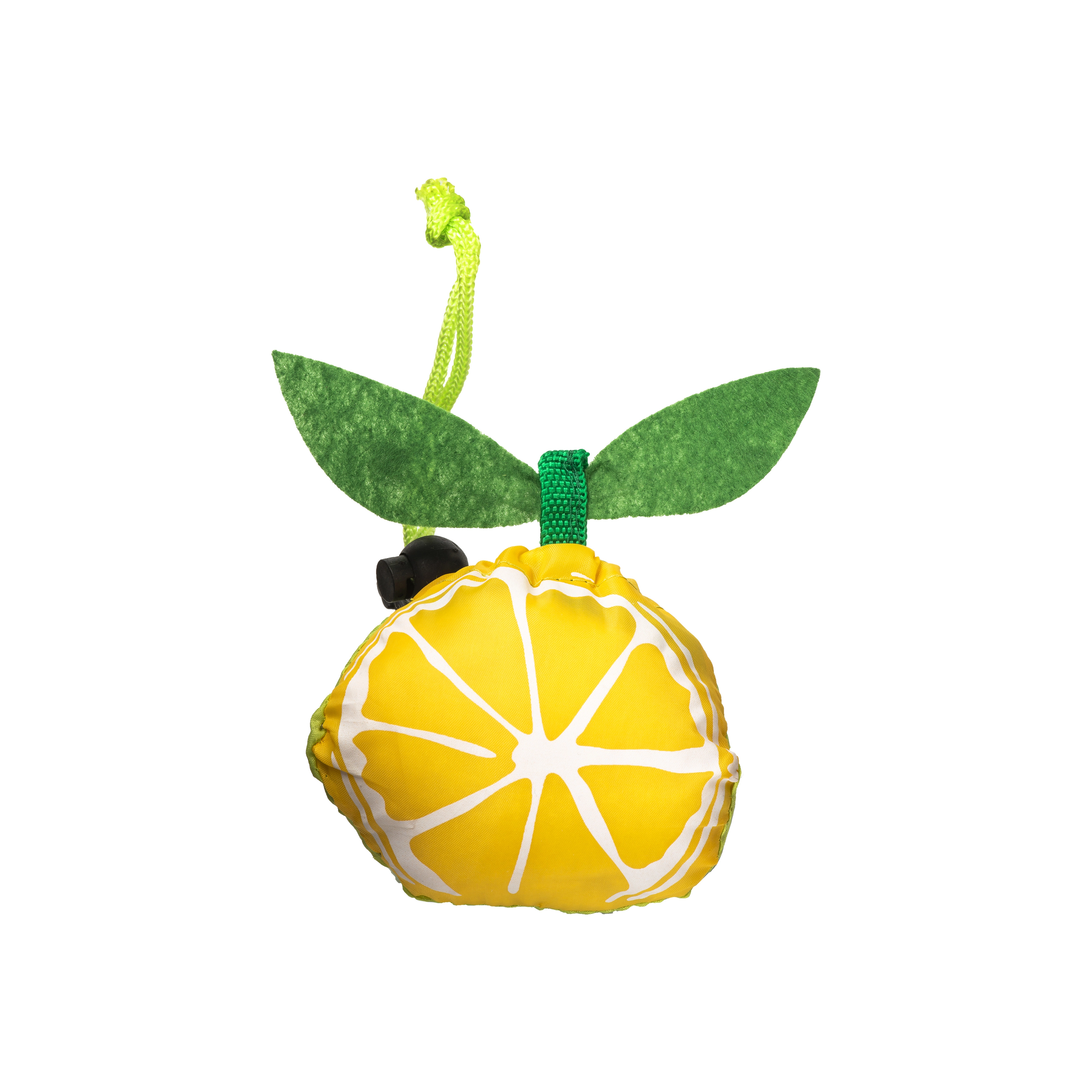 Immagine Shopper ripiegabile a forma di arancia, mora e limone in poliestere 190T