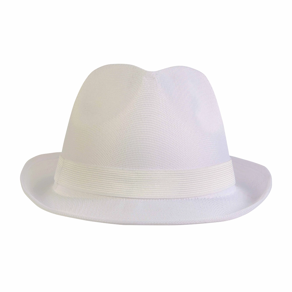 Immagine Cappello in poliestere con fascia elastica 2,5 cm applicabile e personalizzabile