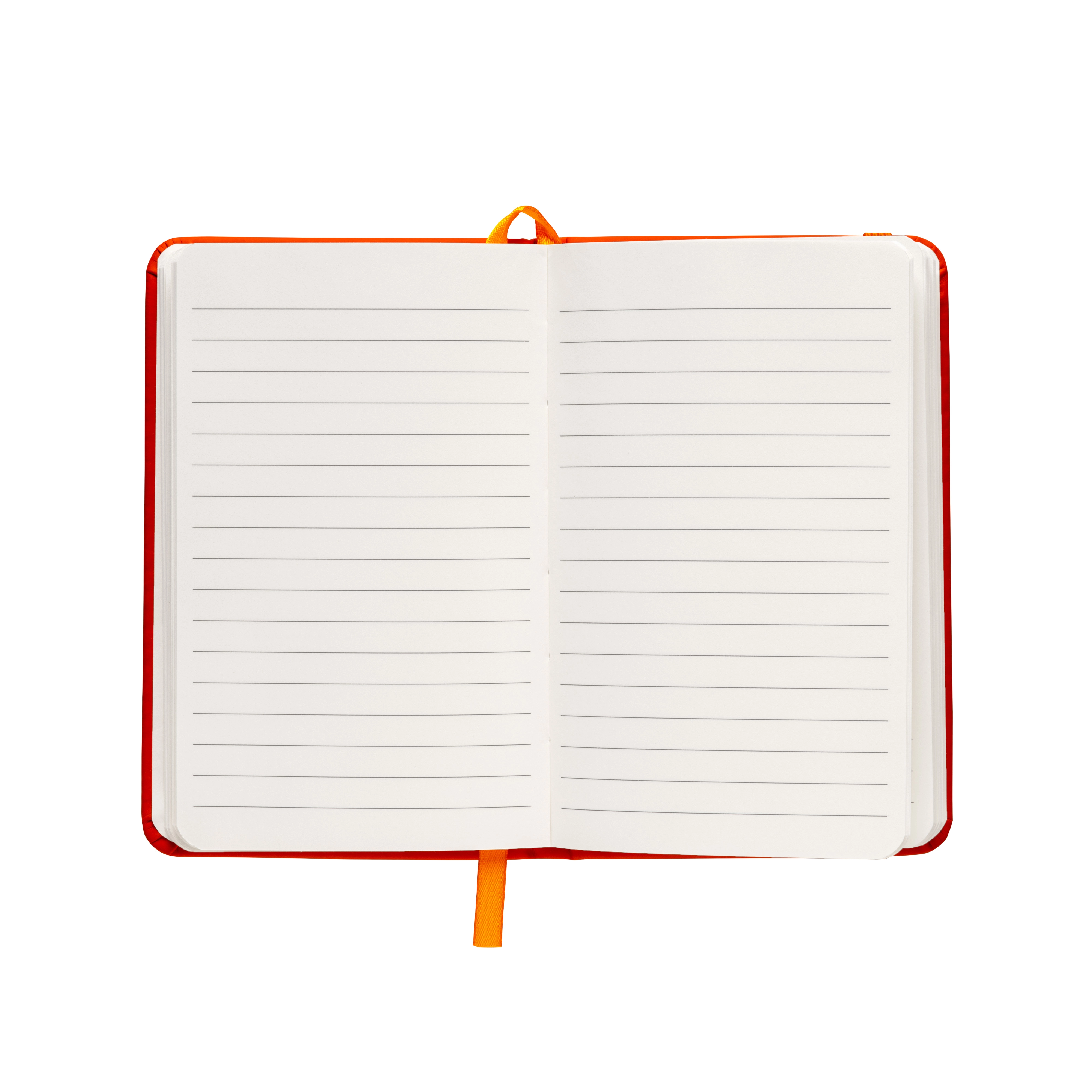 Immagine Quaderno in PVC con elastico colorato, fogli a righe (80 pag.), segnalibro in raso