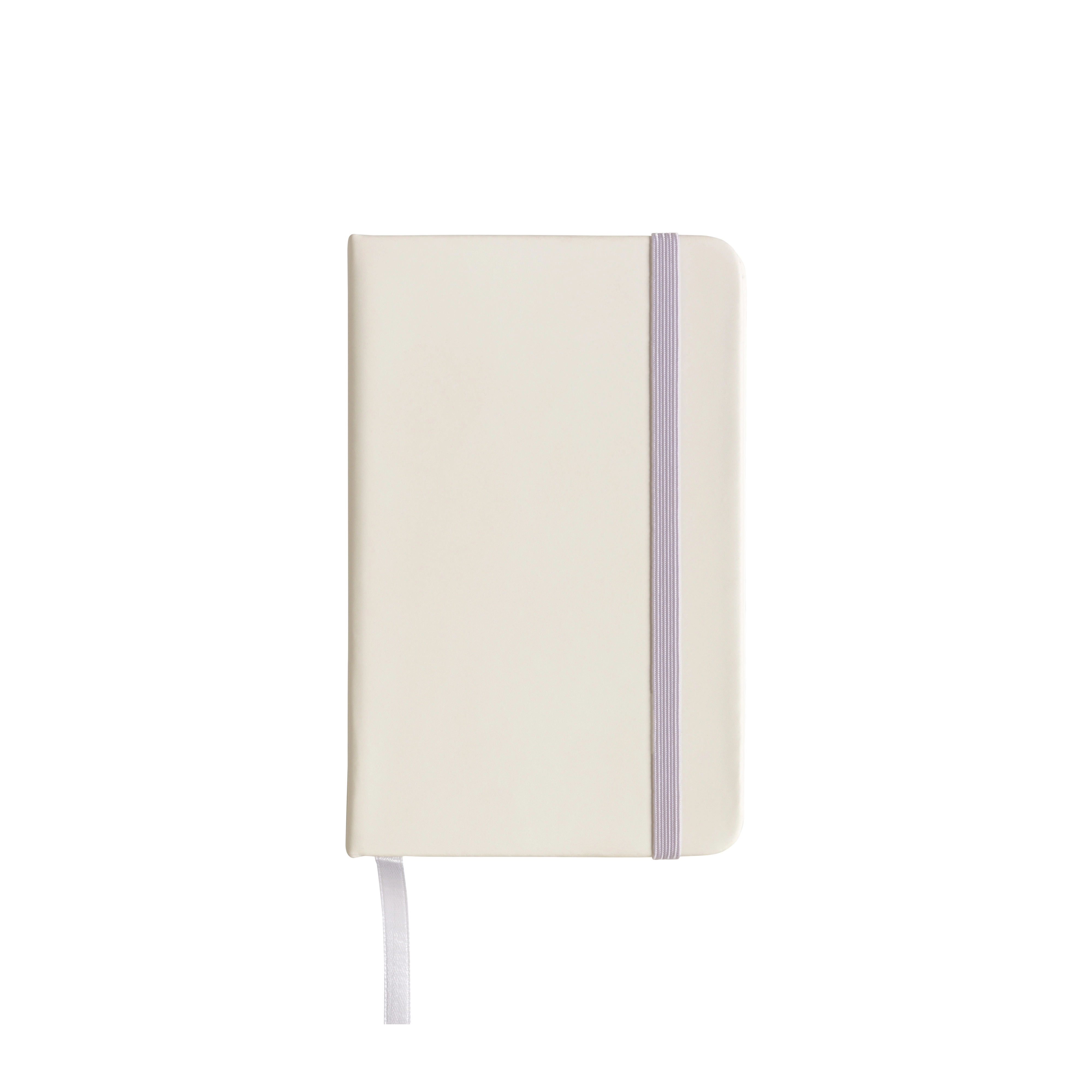 Immagine Quaderno in PVC con elastico colorato, fogli a righe (80 pag.), segnalibro in raso