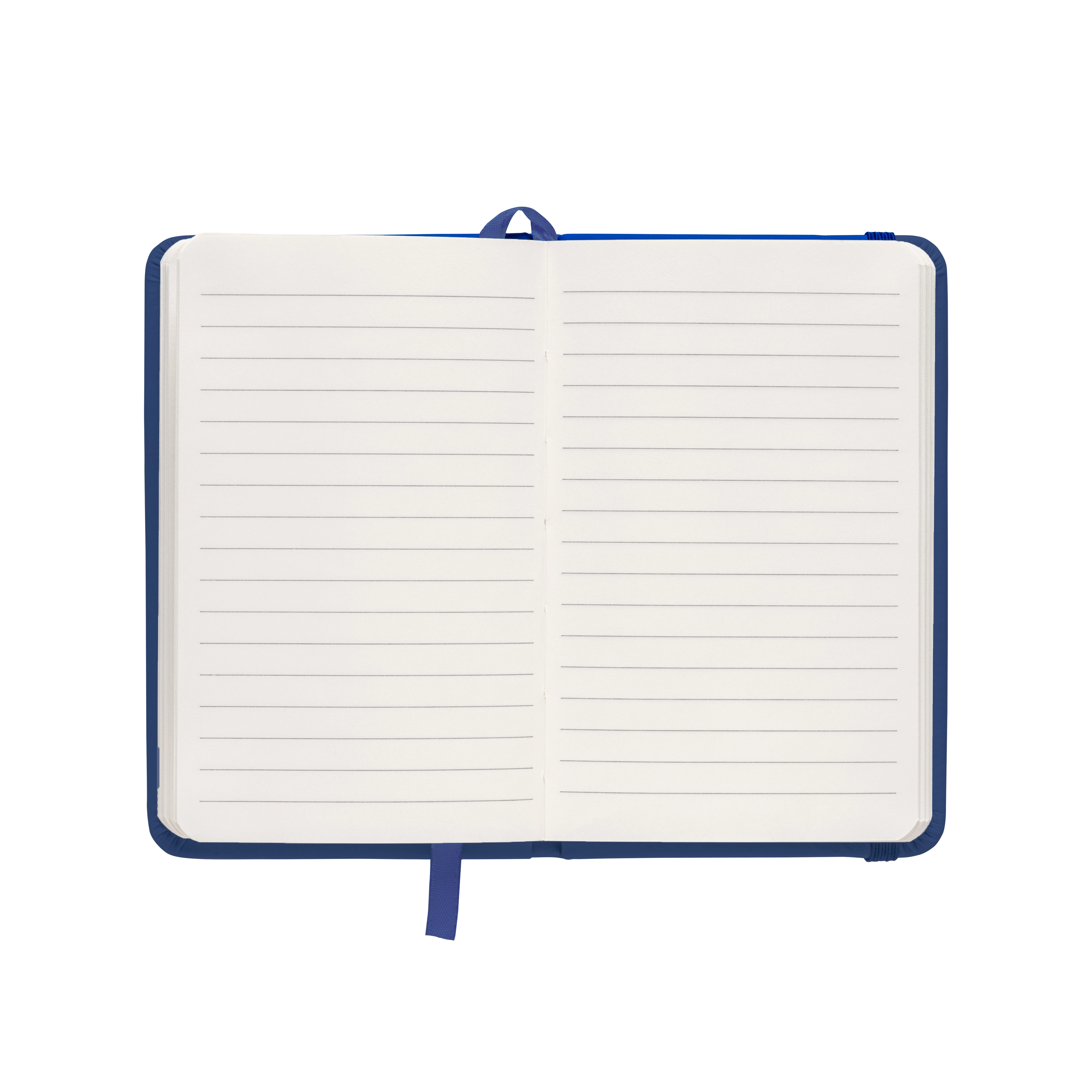 Immagine Quaderno in PVC con elastico colorato, fogli a righe (80 pag.), segnalibro in raso