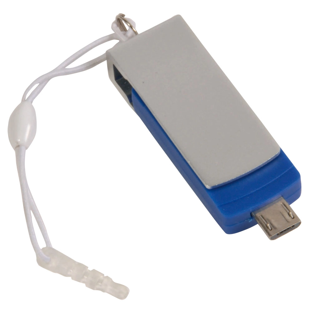 Immagine Chiavetta USB 4 Gb a rotazione, con doppio contatto