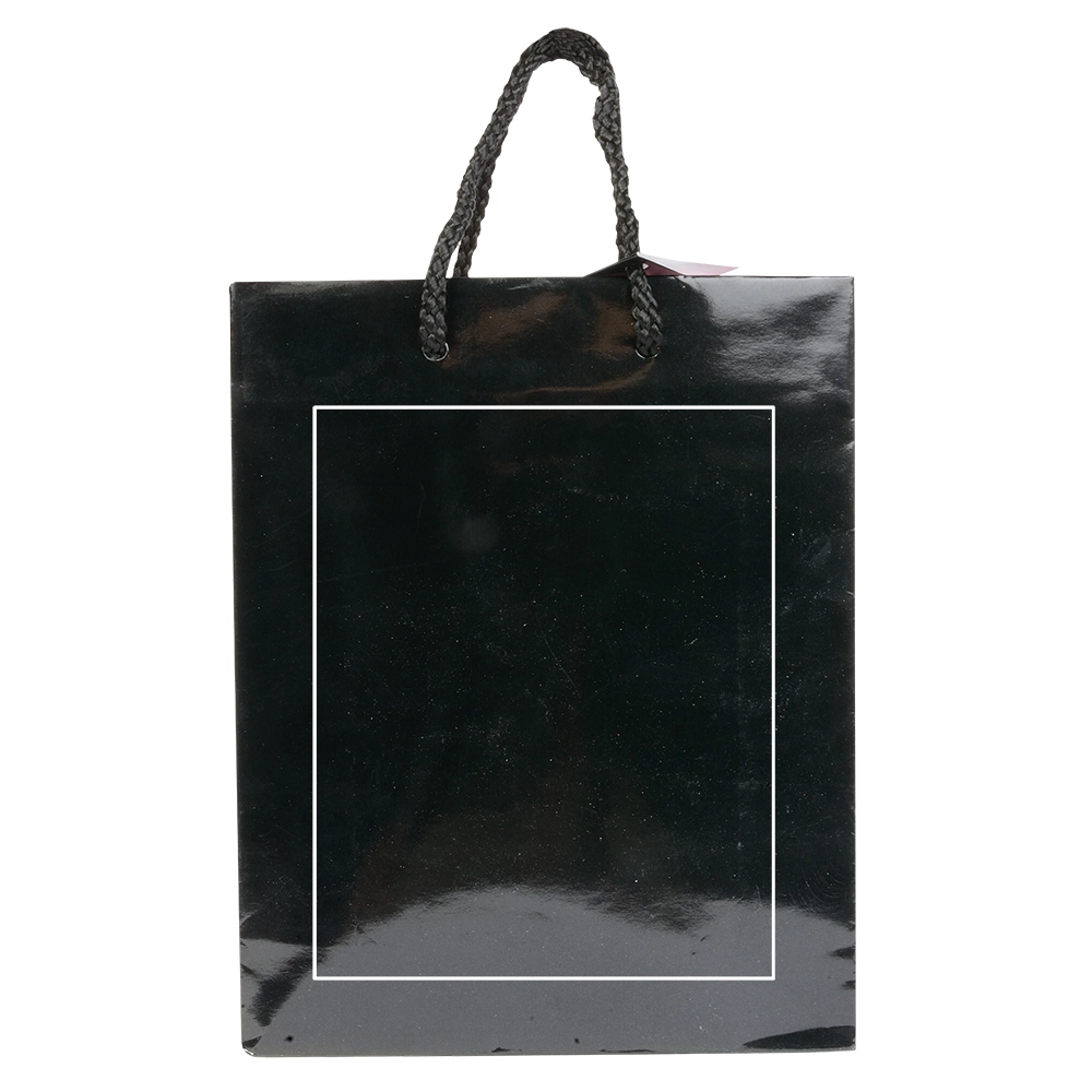 Immagine Shopper con soffietto in carta laminata 157 g/m2 con rinforzo alla base
