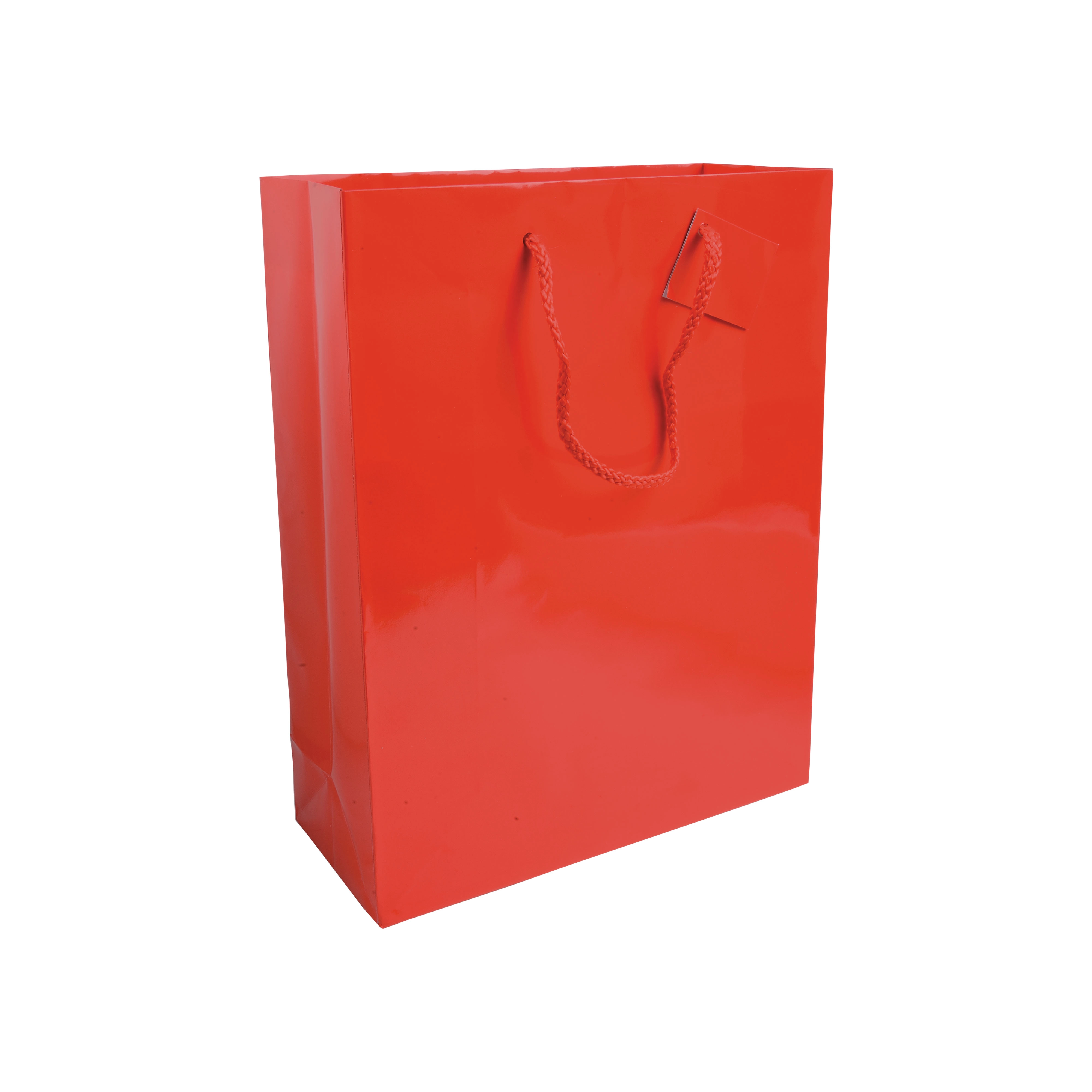 Immagine Shopper con soffietto in carta laminata 157 g/m2 con rinforzo alla base