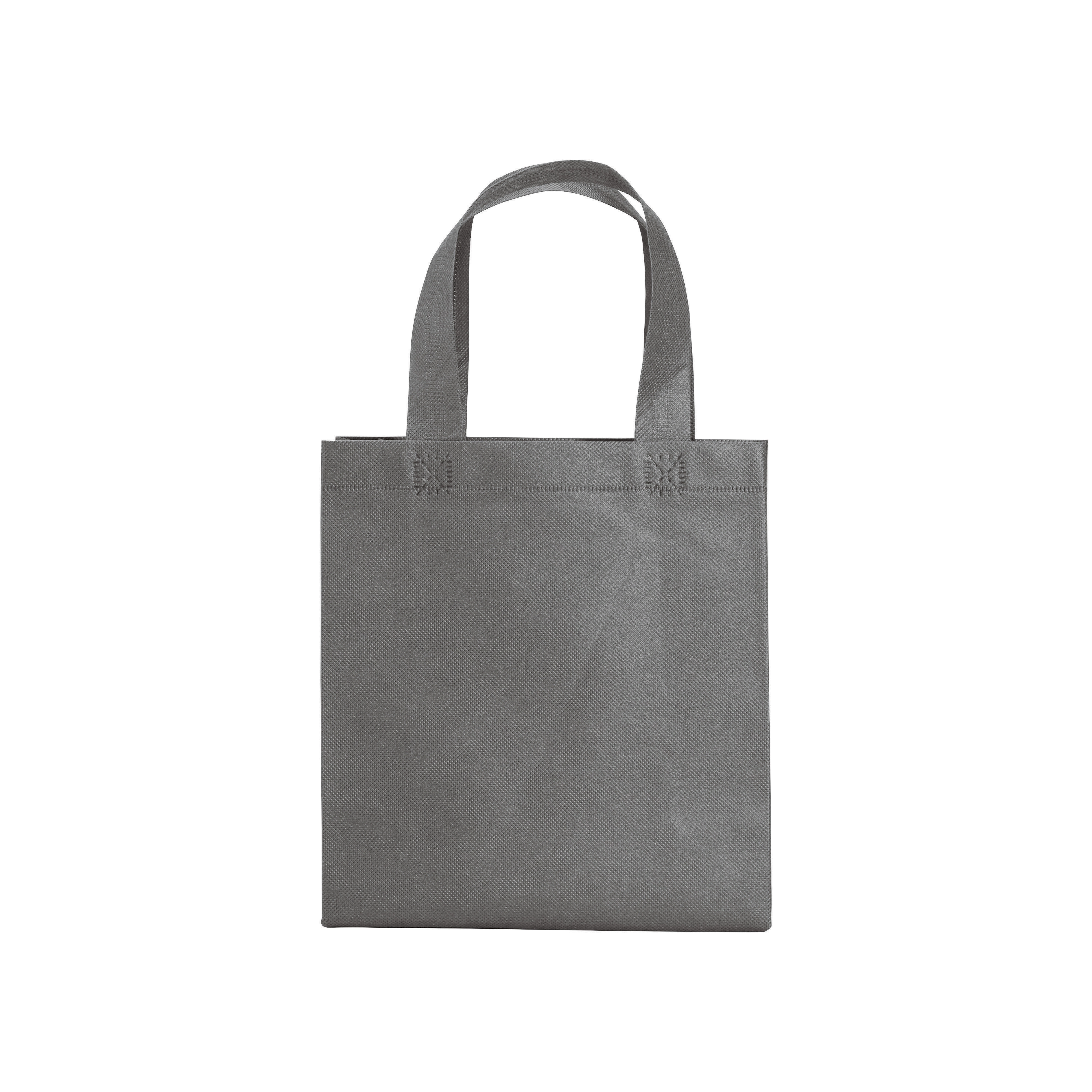 Immagine Shopper mini con soffietto in TNT 80 g/m2, manici corti