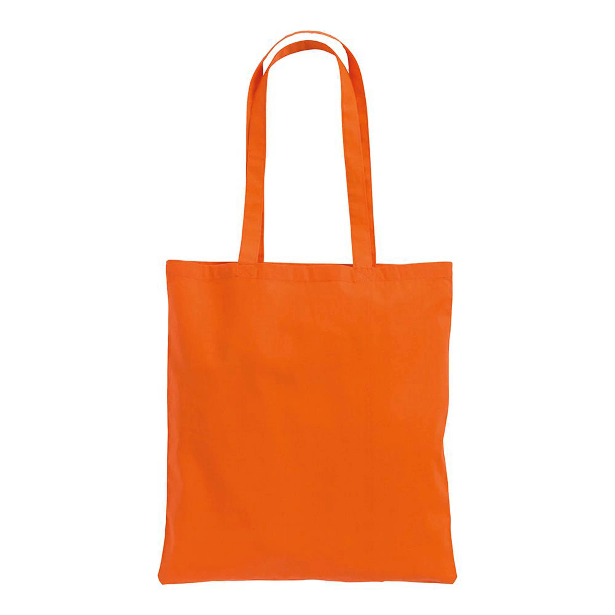 Immagine Shopper in cotone 130 g/m2, manici lunghi