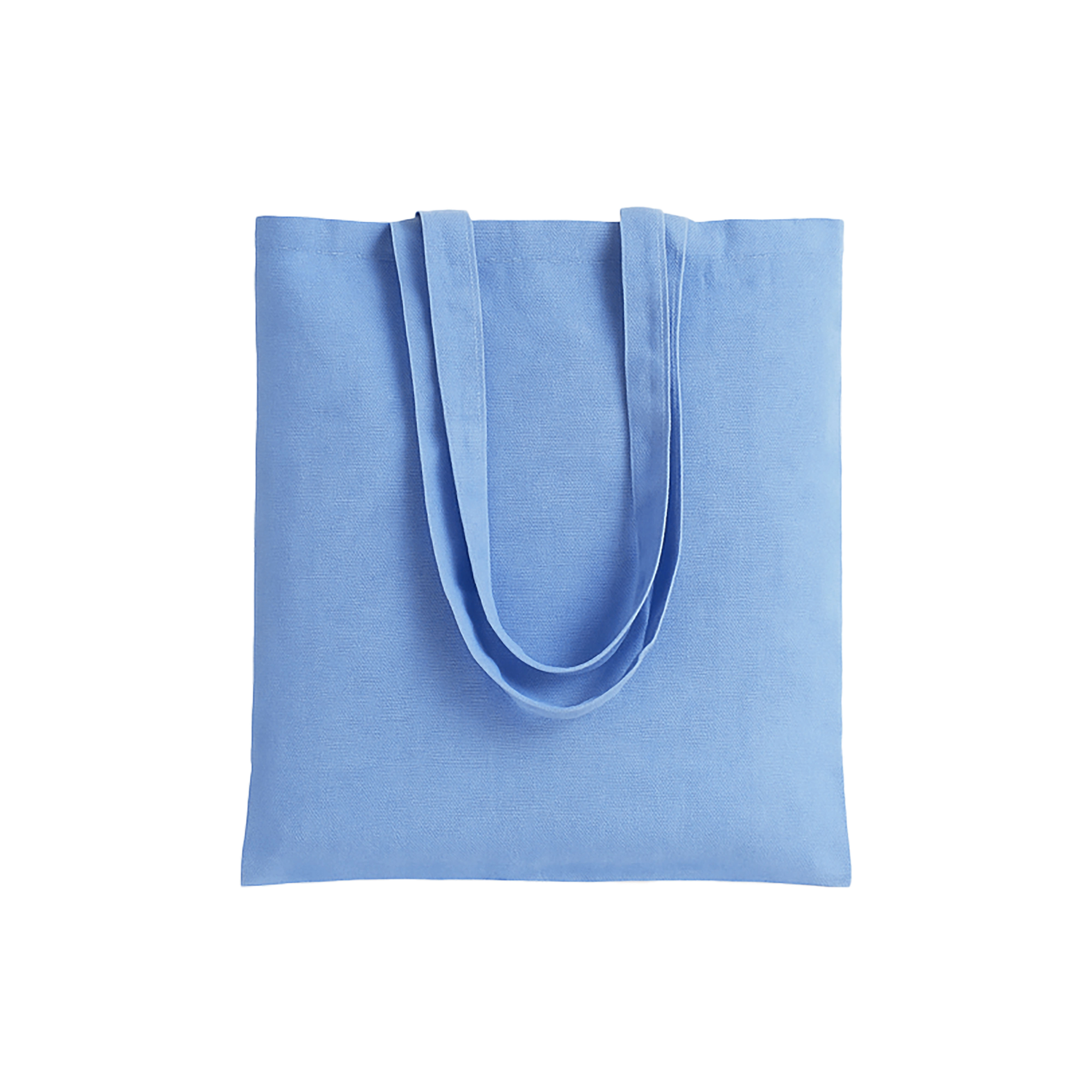 Immagine Shopper in cotone 130 g/m2, manici lunghi