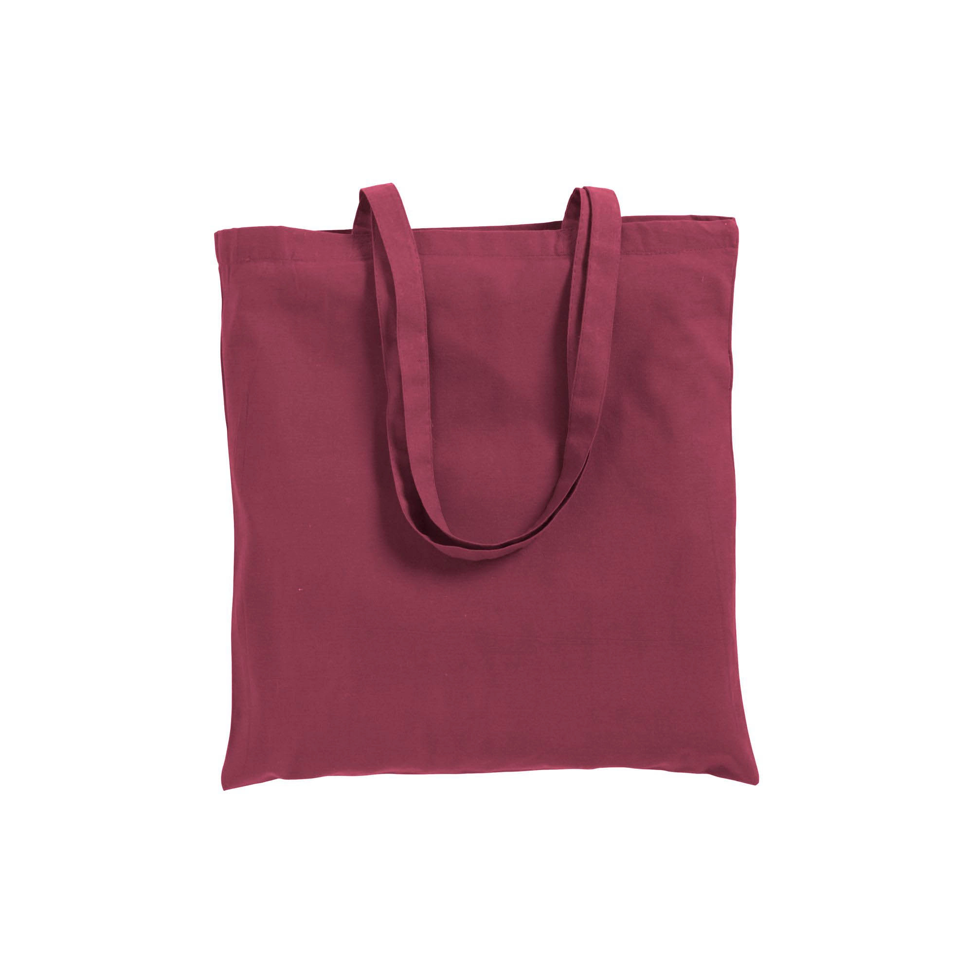 Immagine Shopper in cotone 130 g/m2, manici lunghi