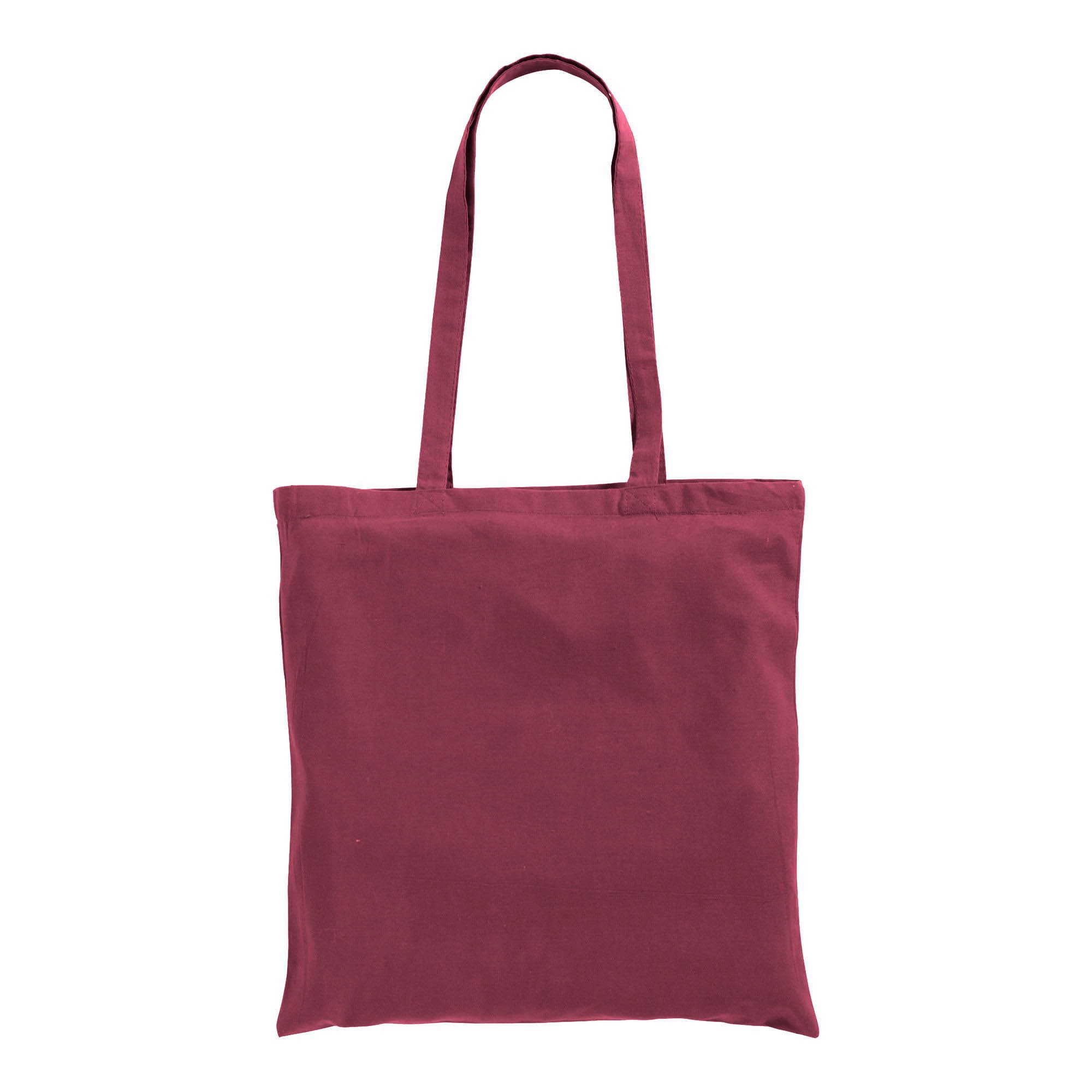 Immagine Shopper in cotone 130 g/m2, manici lunghi