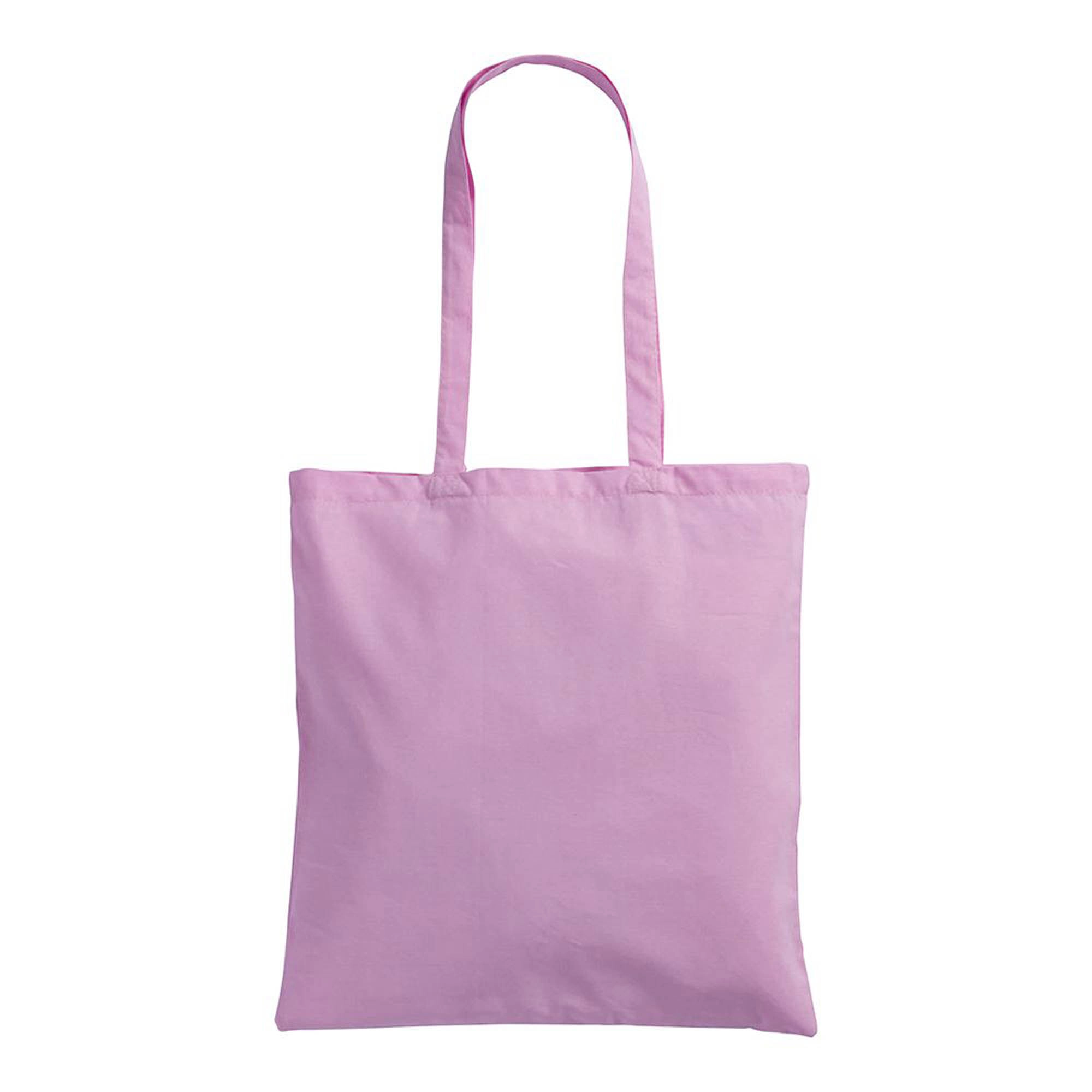 Immagine Shopper in cotone 130 g/m2, manici lunghi