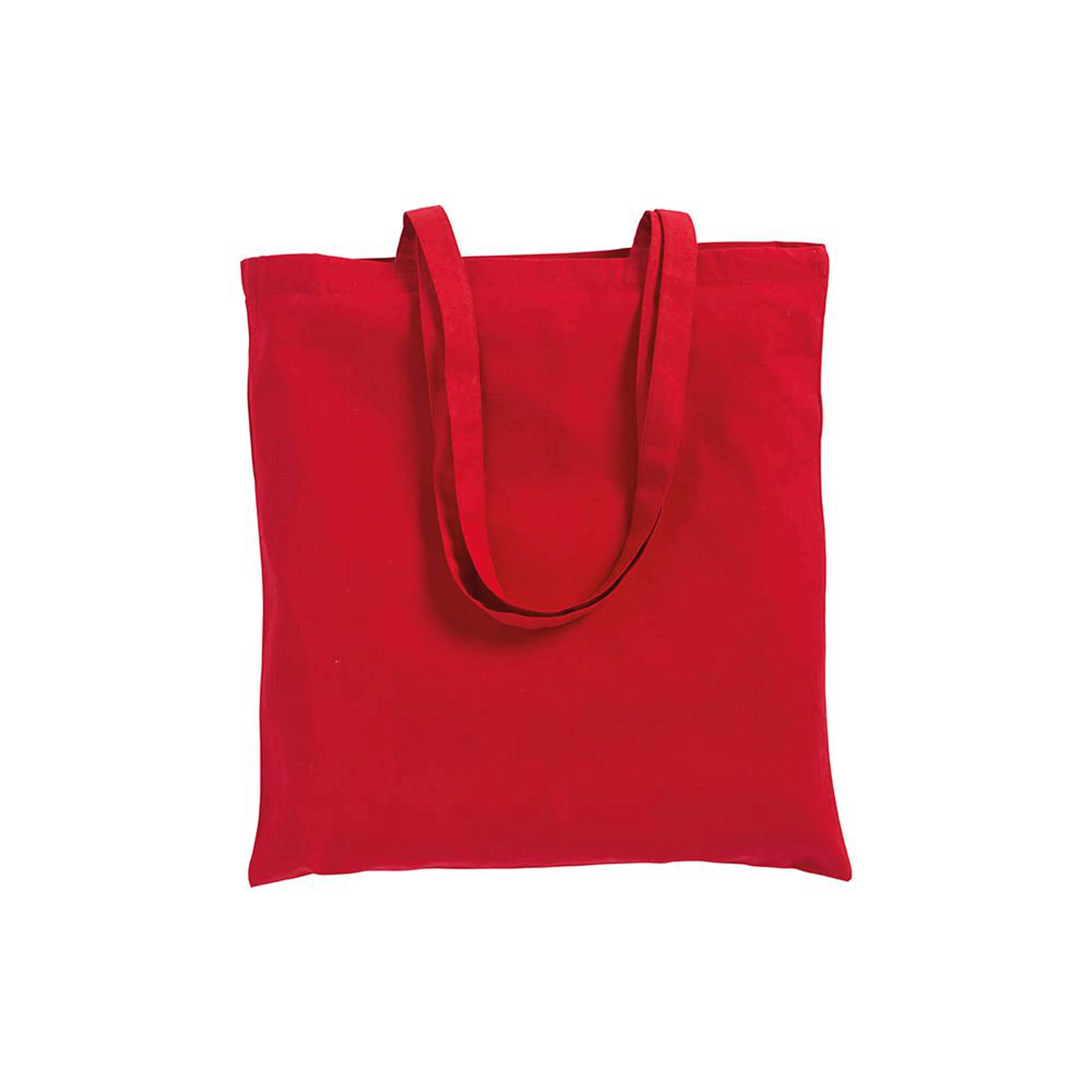 Immagine Shopper in cotone 130 g/m2, manici lunghi