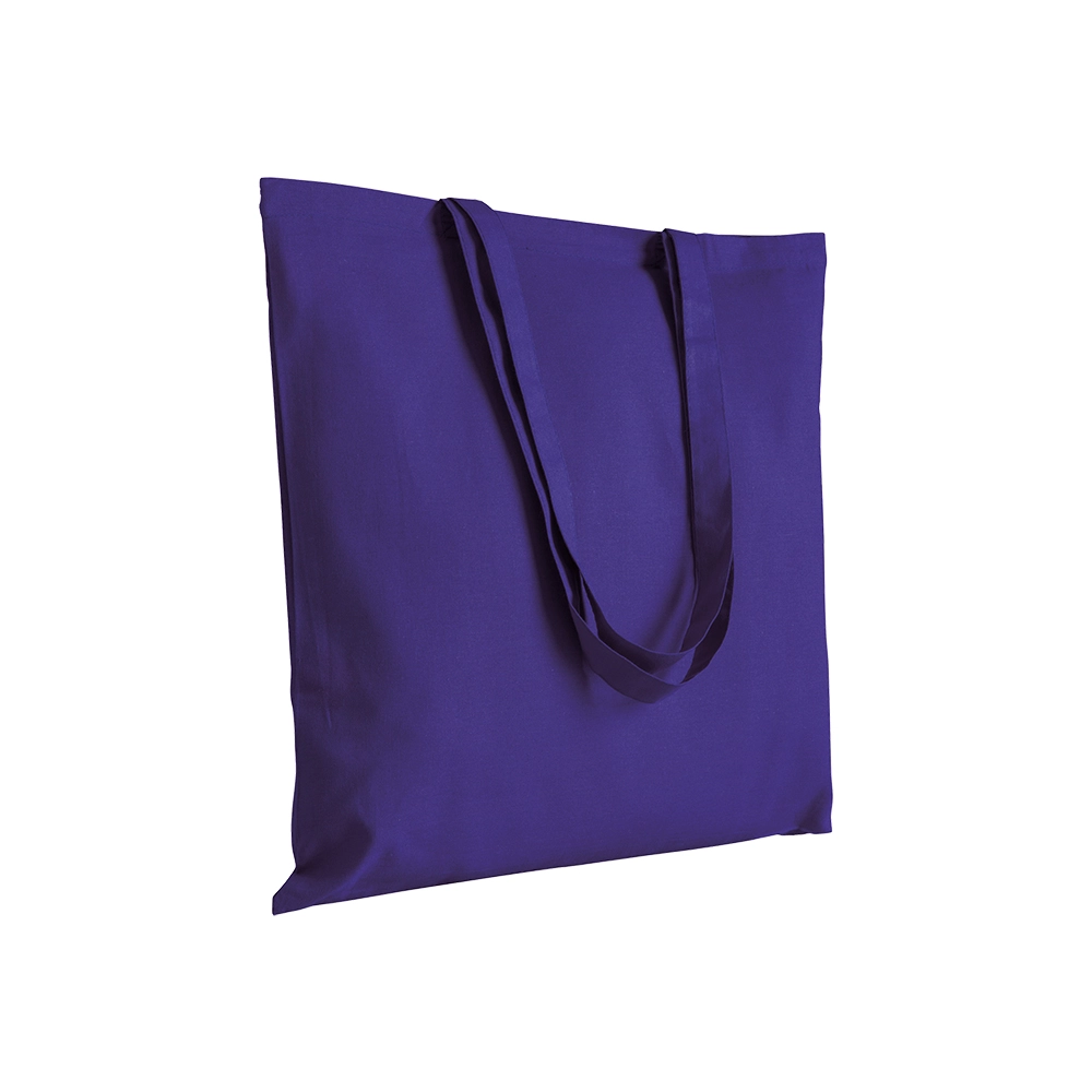 Immagine Shopper in cotone 130 g/m2, manici lunghi