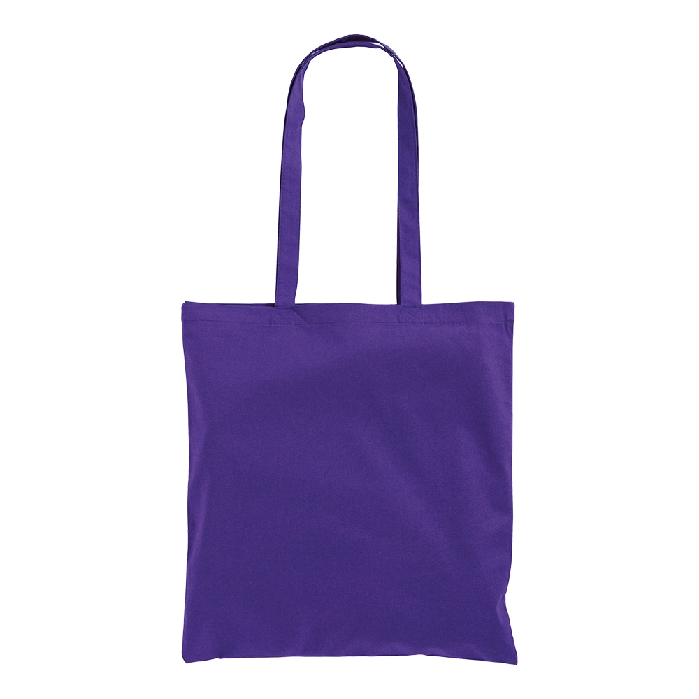 Immagine Shopper in cotone 130 g/m2, manici lunghi