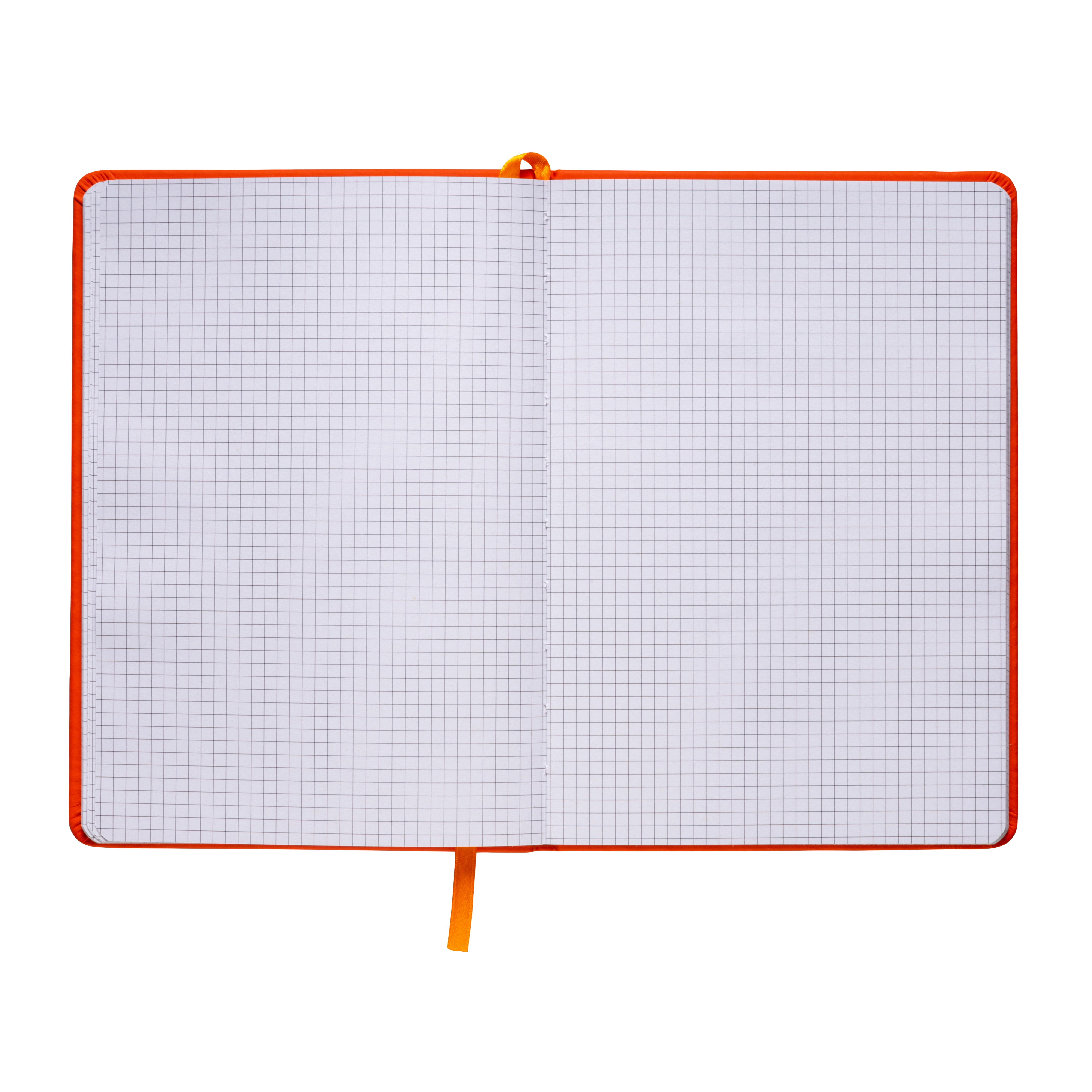 Immagine Quaderno in PU con elastico colorato, fogli a quadretti (80 pag.), segnalibro in raso