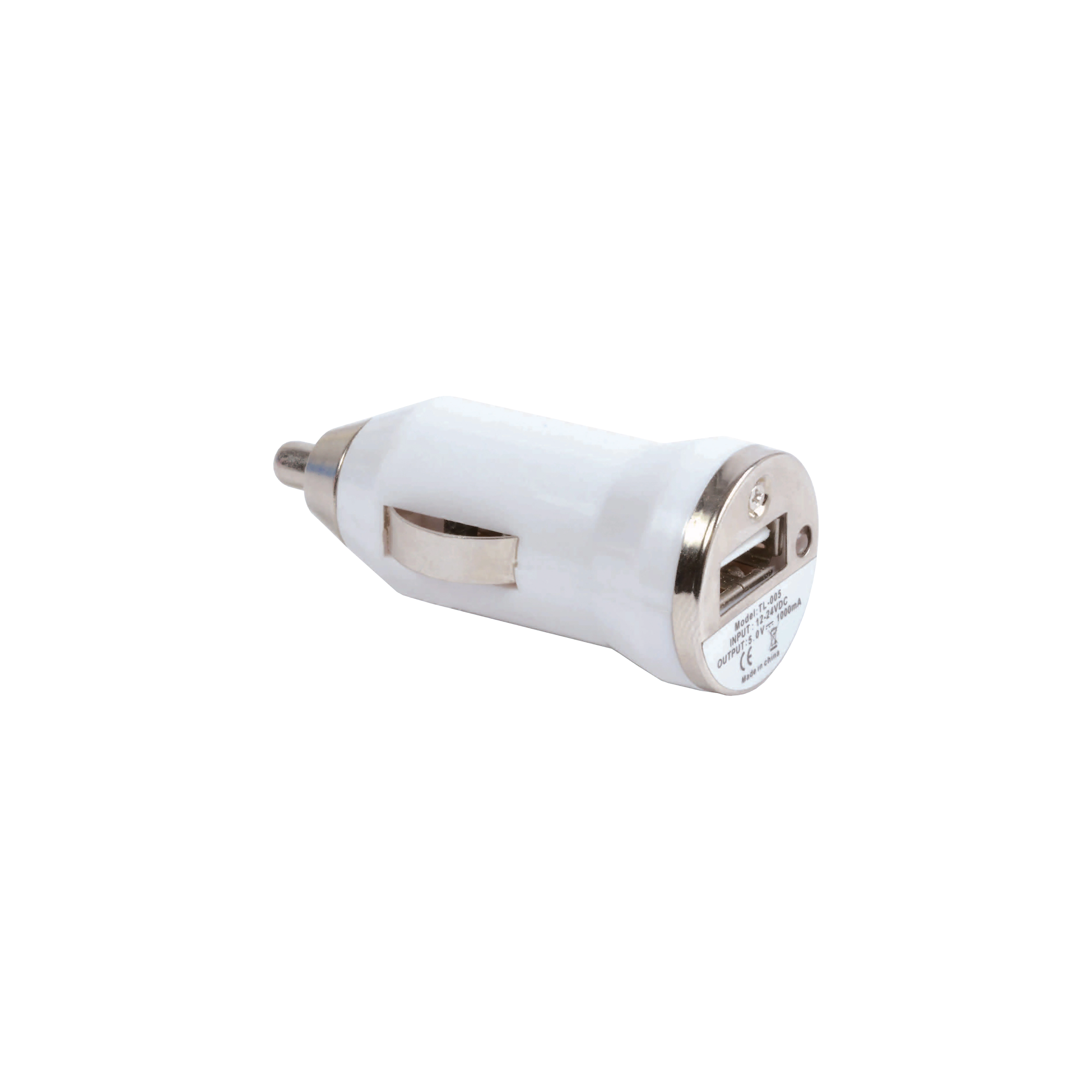 Immagine Micro caricabatterie USB da auto . Input 12 V, Output 5V/800 mA