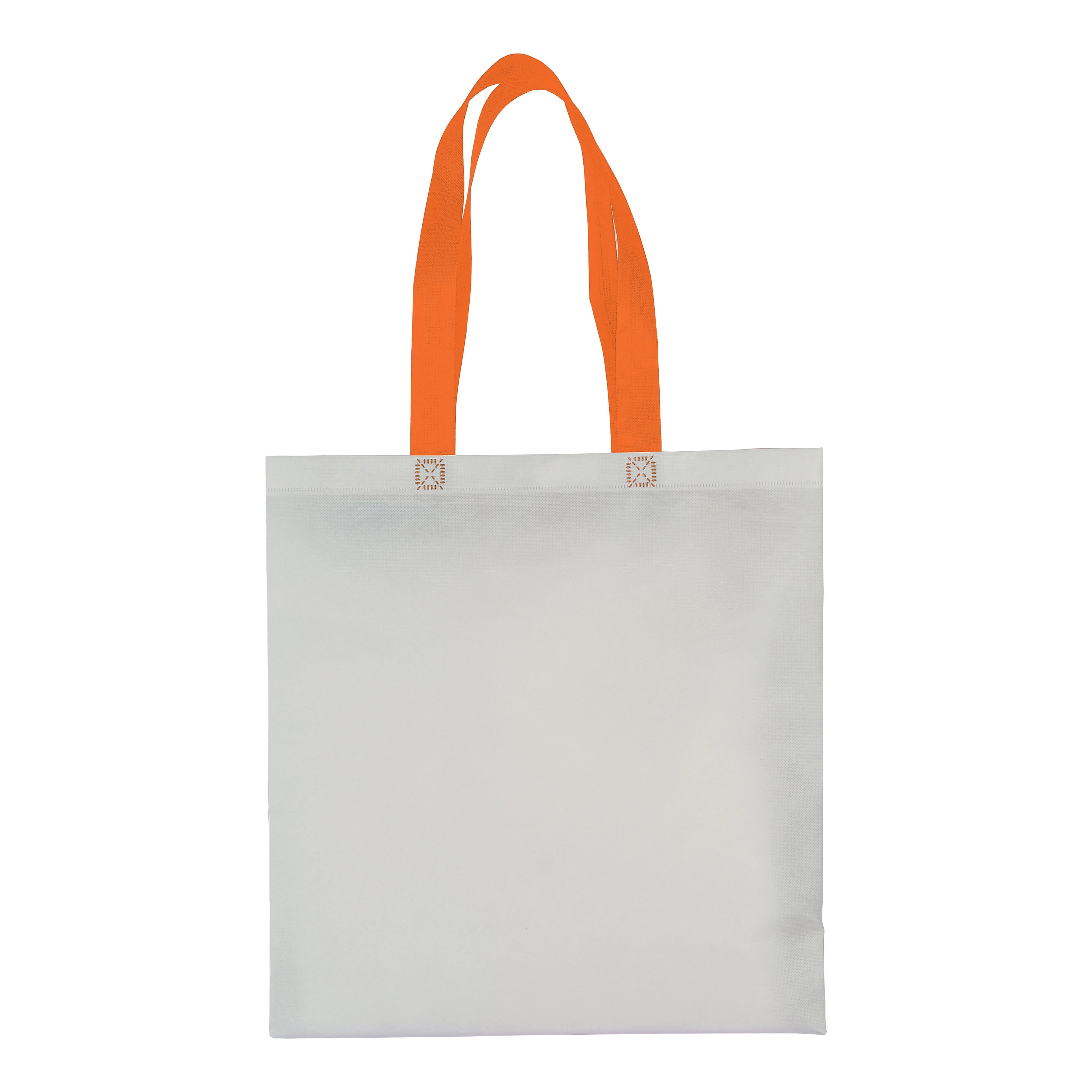 Immagine Shopper con soffietto in TNT laminato 100 g/m2 termosaldato, manici lunghi