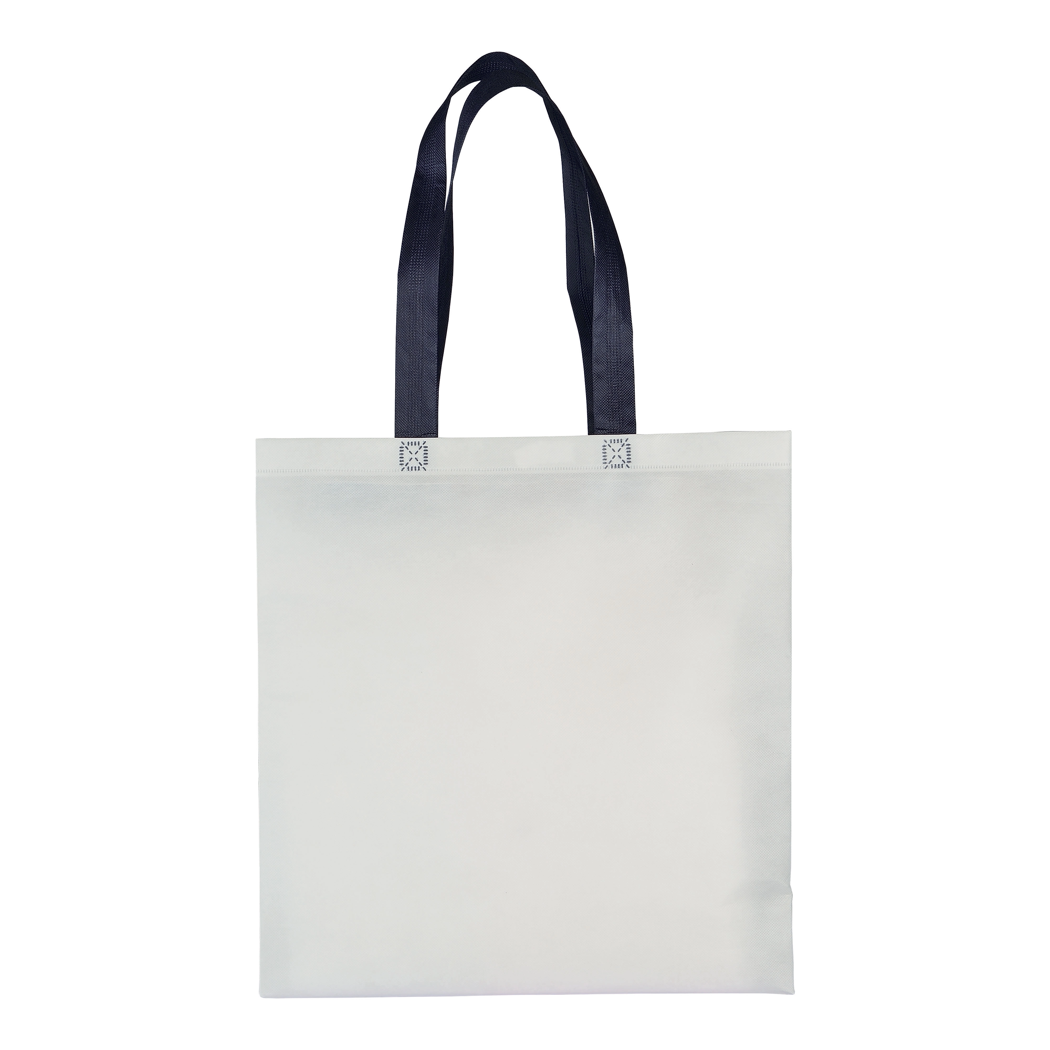 Immagine Shopper con soffietto in TNT laminato 100 g/m2 termosaldato, manici lunghi