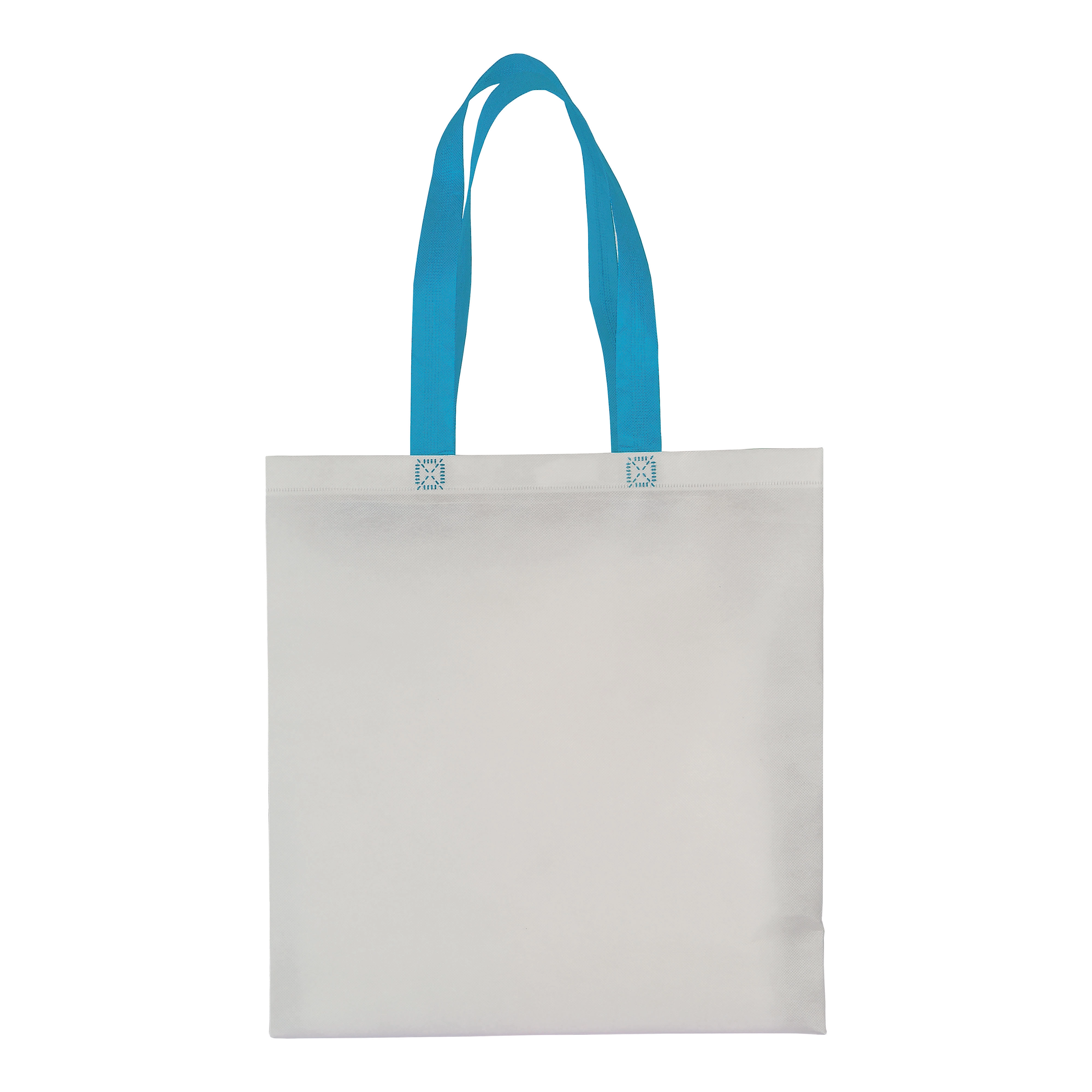 Immagine Shopper con soffietto in TNT laminato 100 g/m2 termosaldato, manici lunghi
