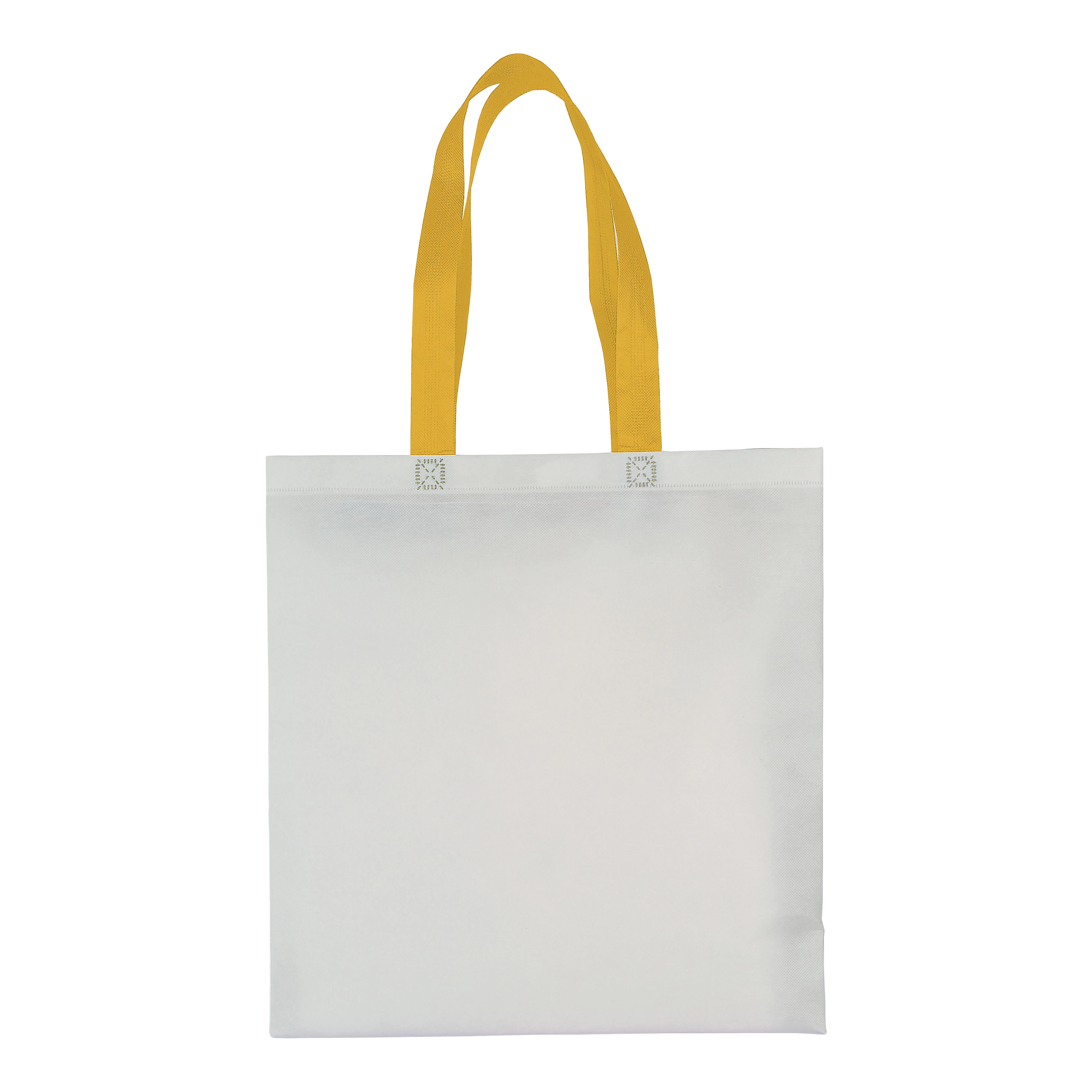 Immagine Shopper con soffietto in TNT laminato 100 g/m2 termosaldato, manici lunghi