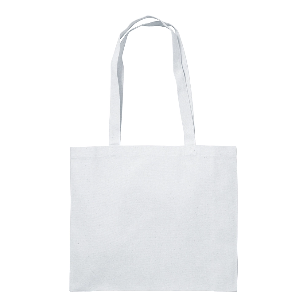 Immagine Shopper con soffietto in cotone 200 g/m2, manici lunghi