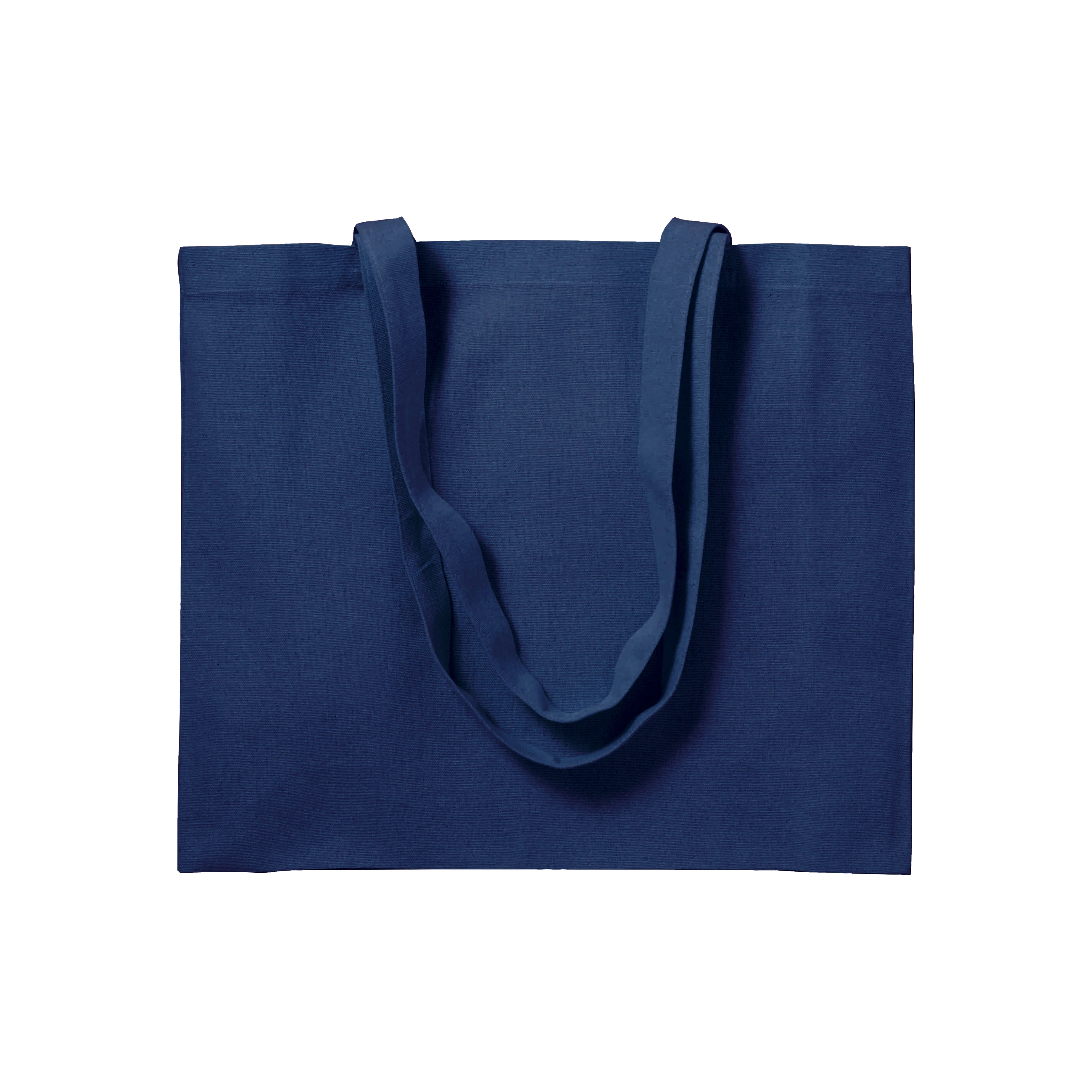Immagine Shopper con soffietto in cotone 200 g/m2, manici lunghi