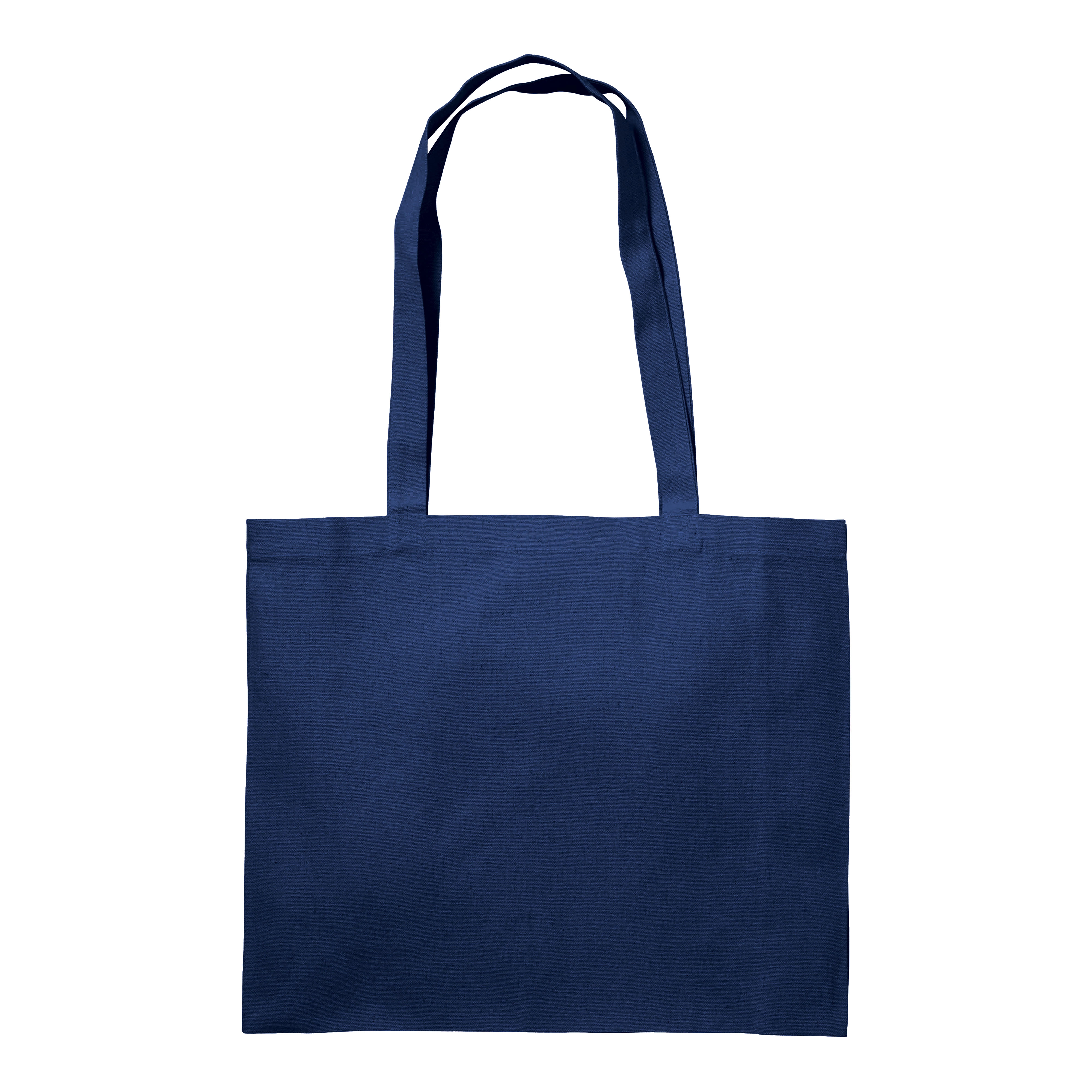Immagine Shopper con soffietto in cotone 200 g/m2, manici lunghi