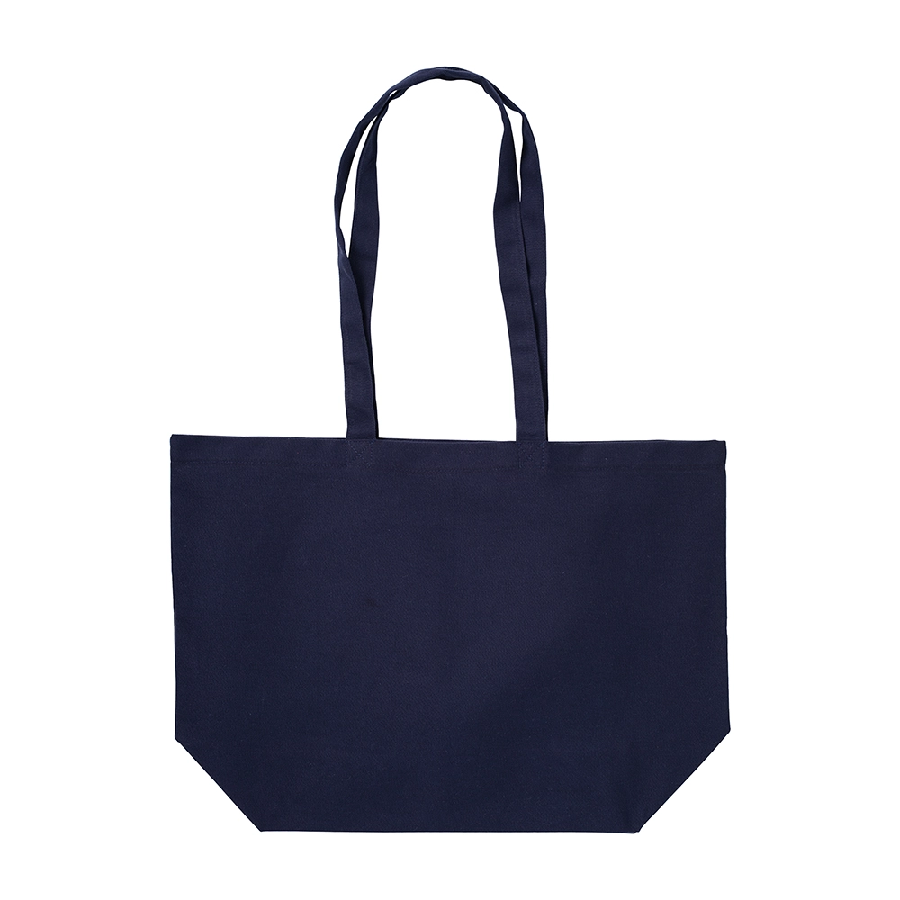 Immagine Shopper con soffietto alla base in cotone 280 g-m2, manici lunghi