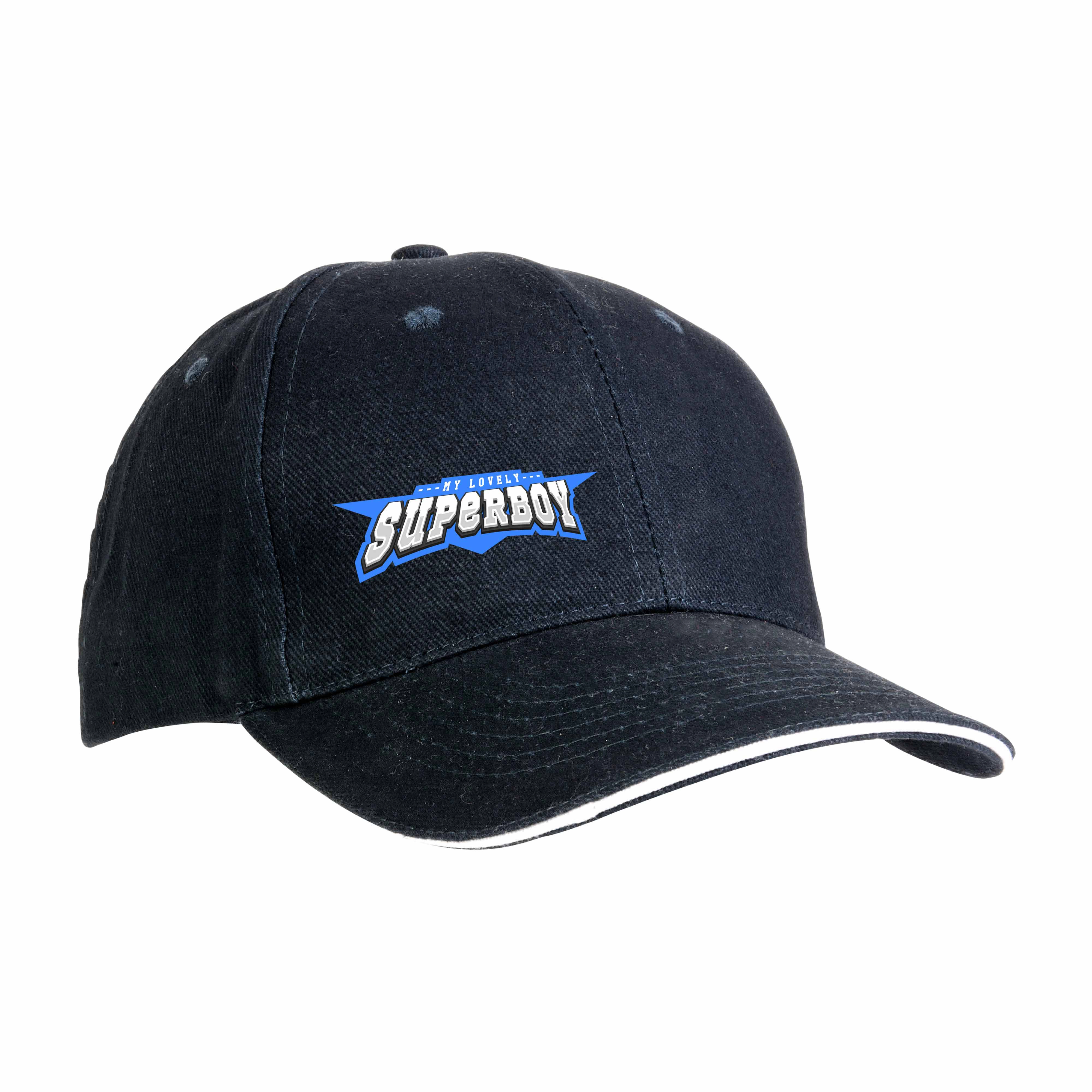 Immagine Cappellino in cotone pesante, 6 pannelli con visiera 