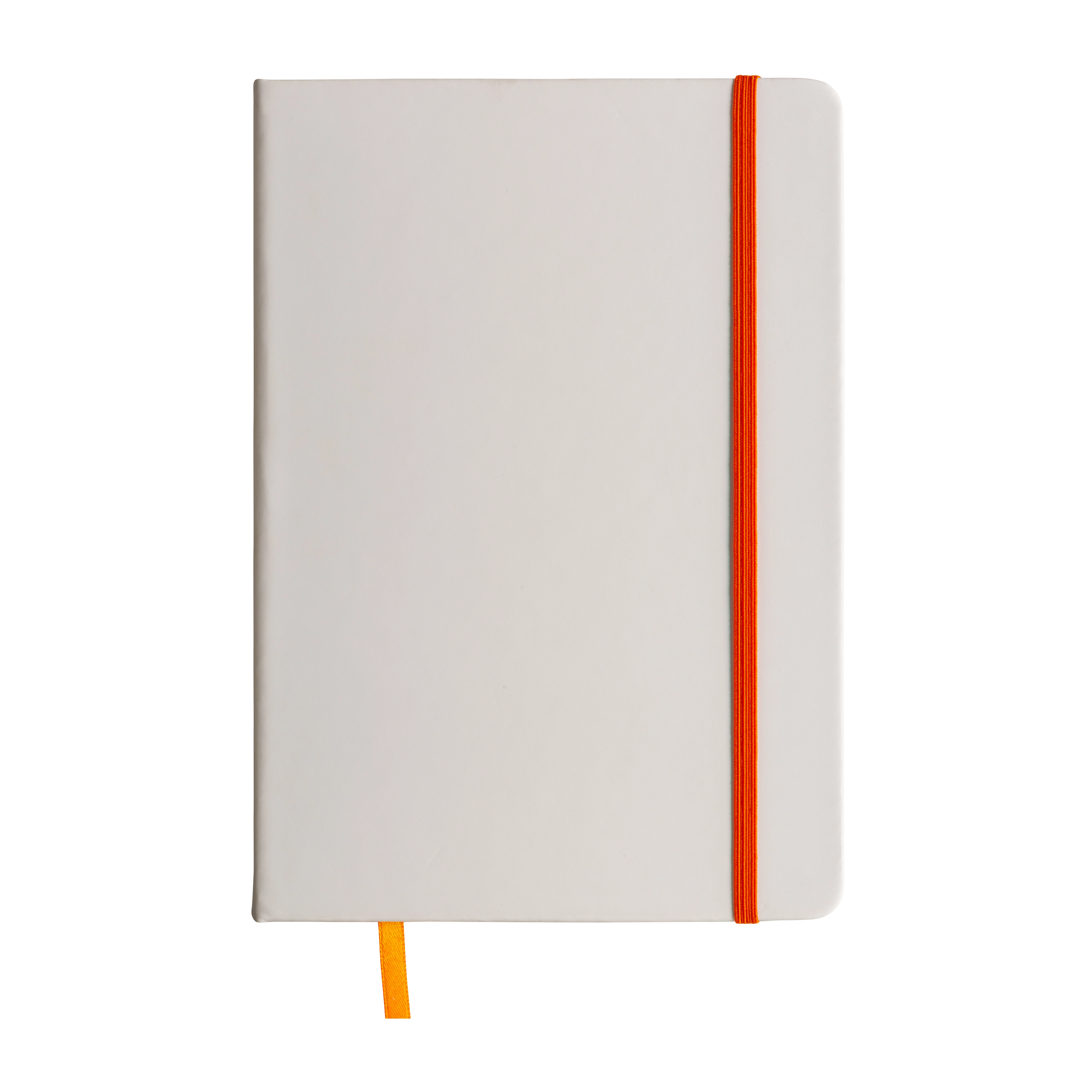 Immagine Quaderno in copertina in PU con elastico colorato(80 pag.), segnalibro in raso