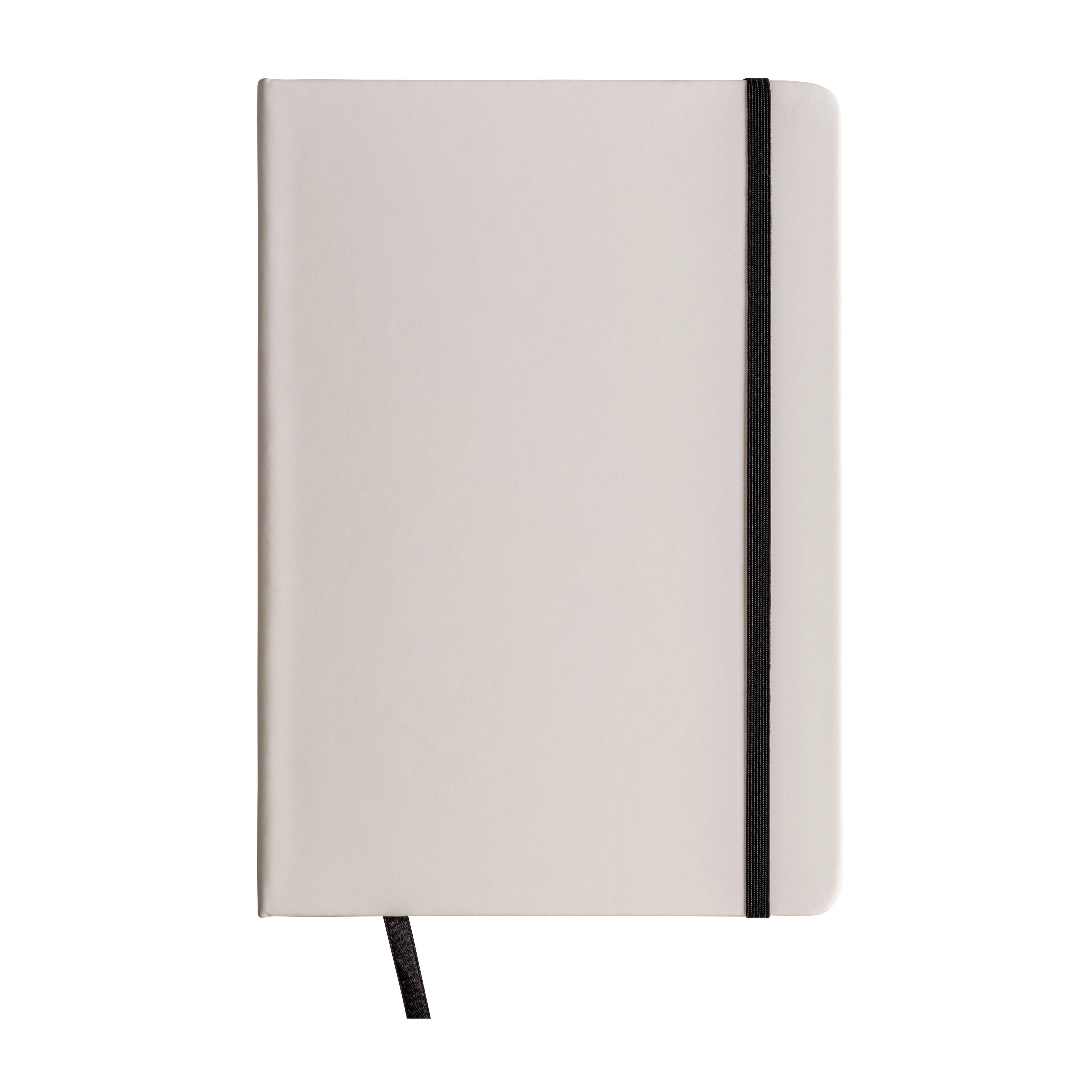 Immagine Quaderno in copertina in PU con elastico colorato(80 pag.), segnalibro in raso