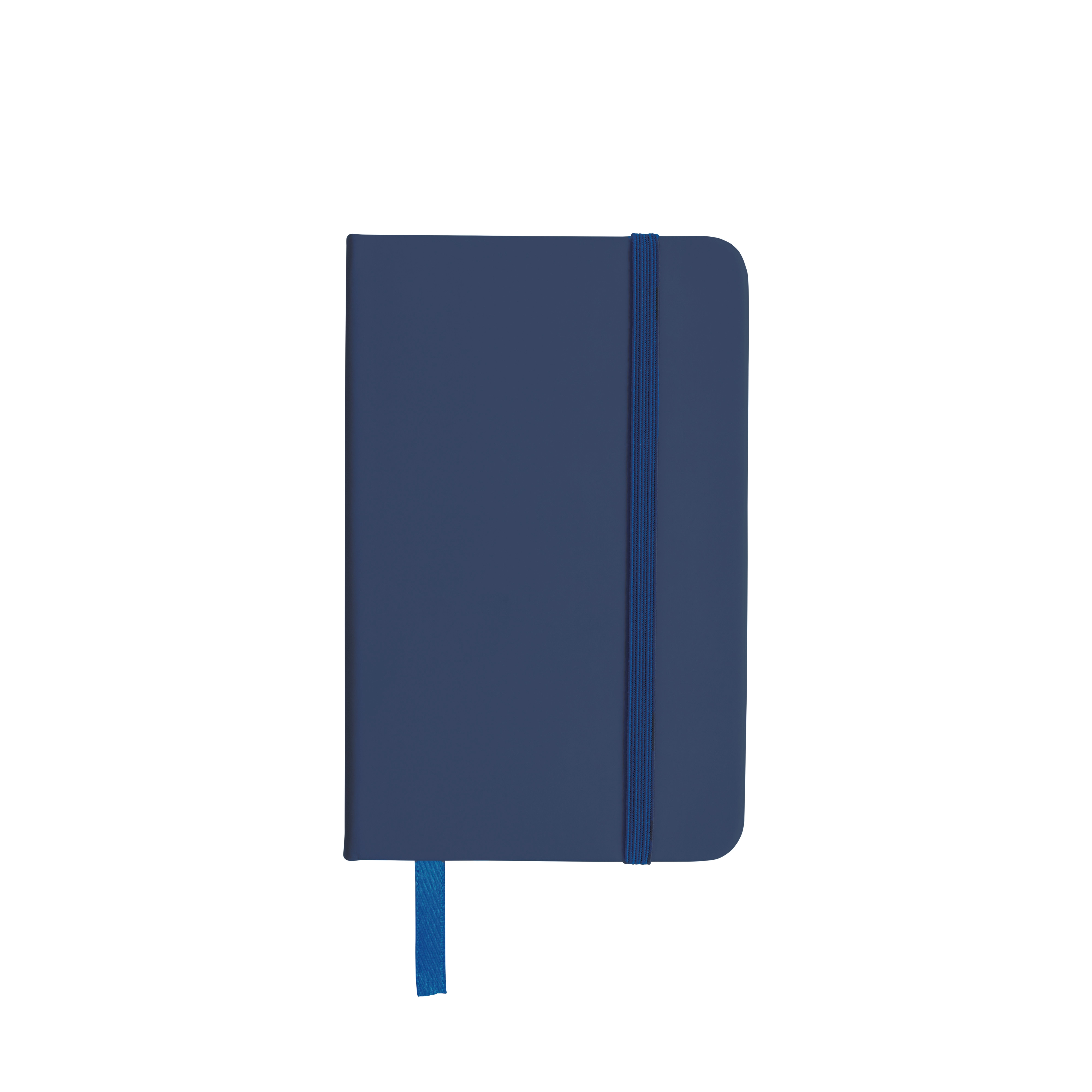 Immagine Quaderno in PU con elastico colorato, fogli a righe (80 pag.), segnalibro in raso