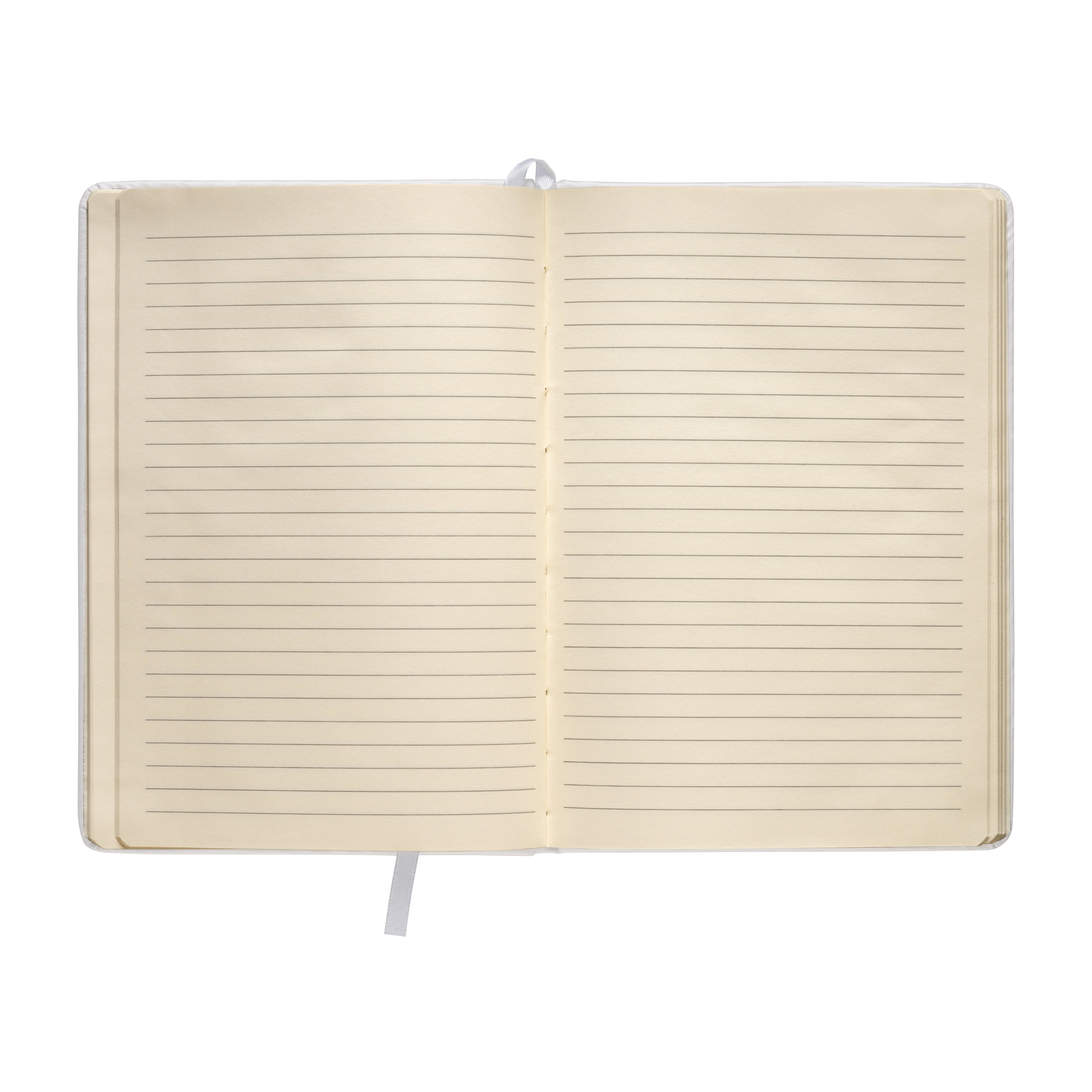 Immagine Quaderno in PU con elastico colorato, fogli a righe (80 pag.) colore avorio, segnalibro in