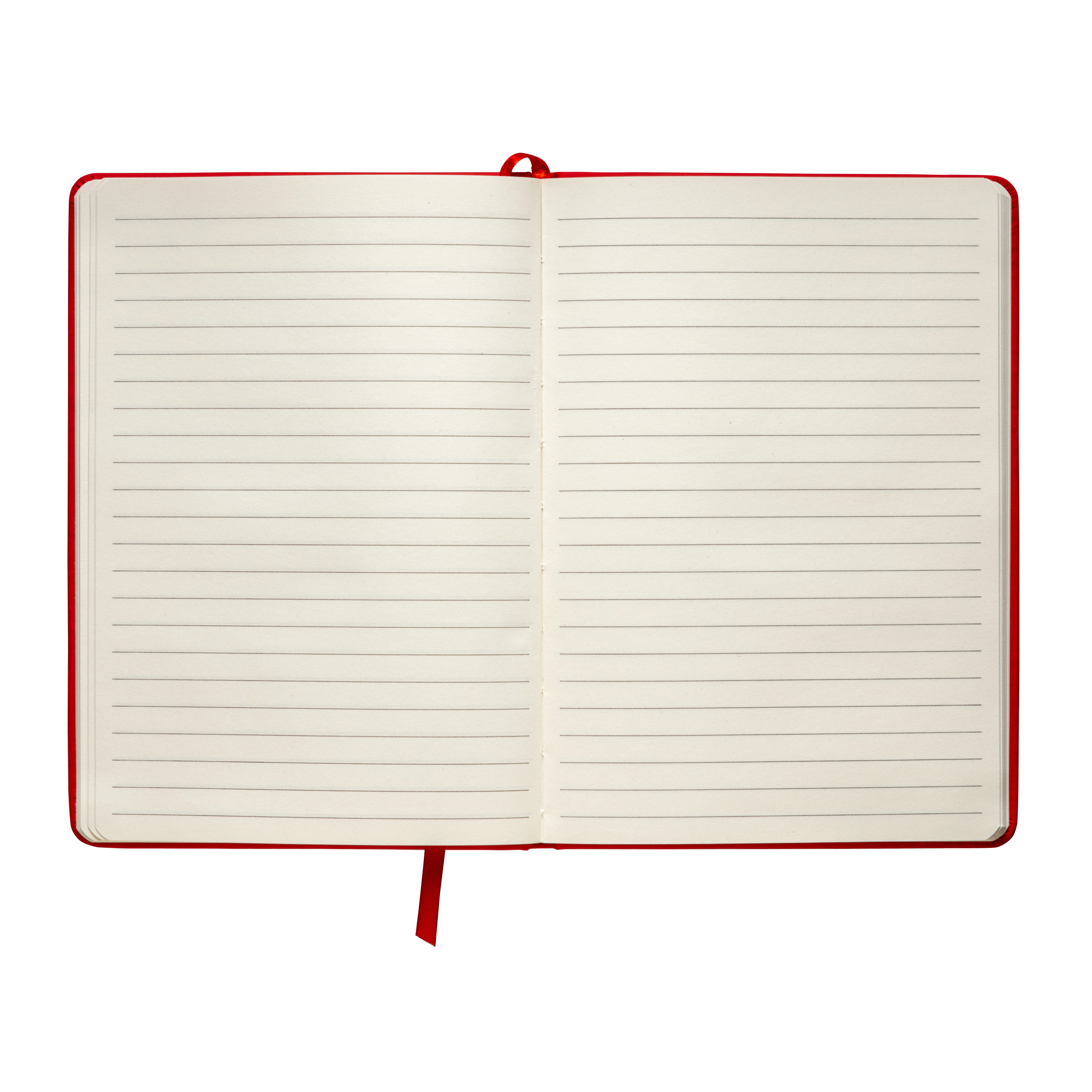 Immagine Quaderno in PU con elastico colorato, fogli a righe (80 pag.) colore avorio, segnalibro in